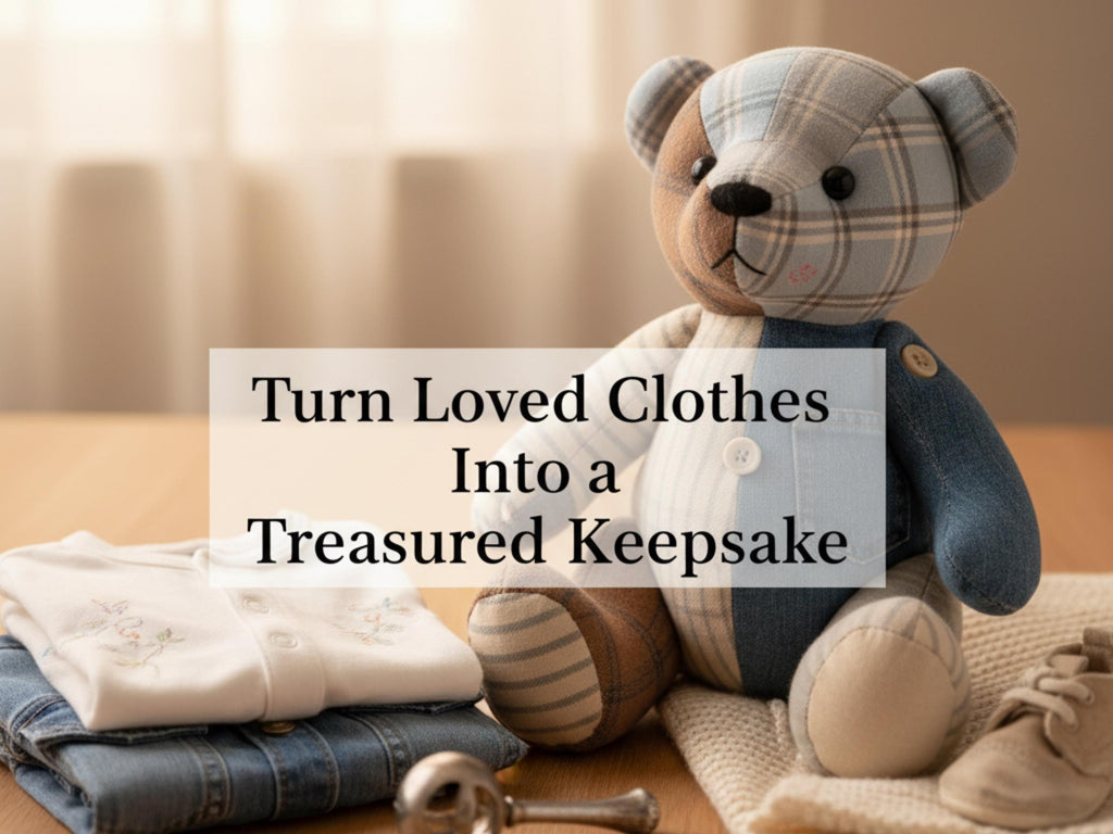 Memory Bear, Sewing Pattern, 18 Inches Tall, A2115, Memorial Bear, Keepsake Bear, Teddy Bear, Plushie, PDF Instant Download