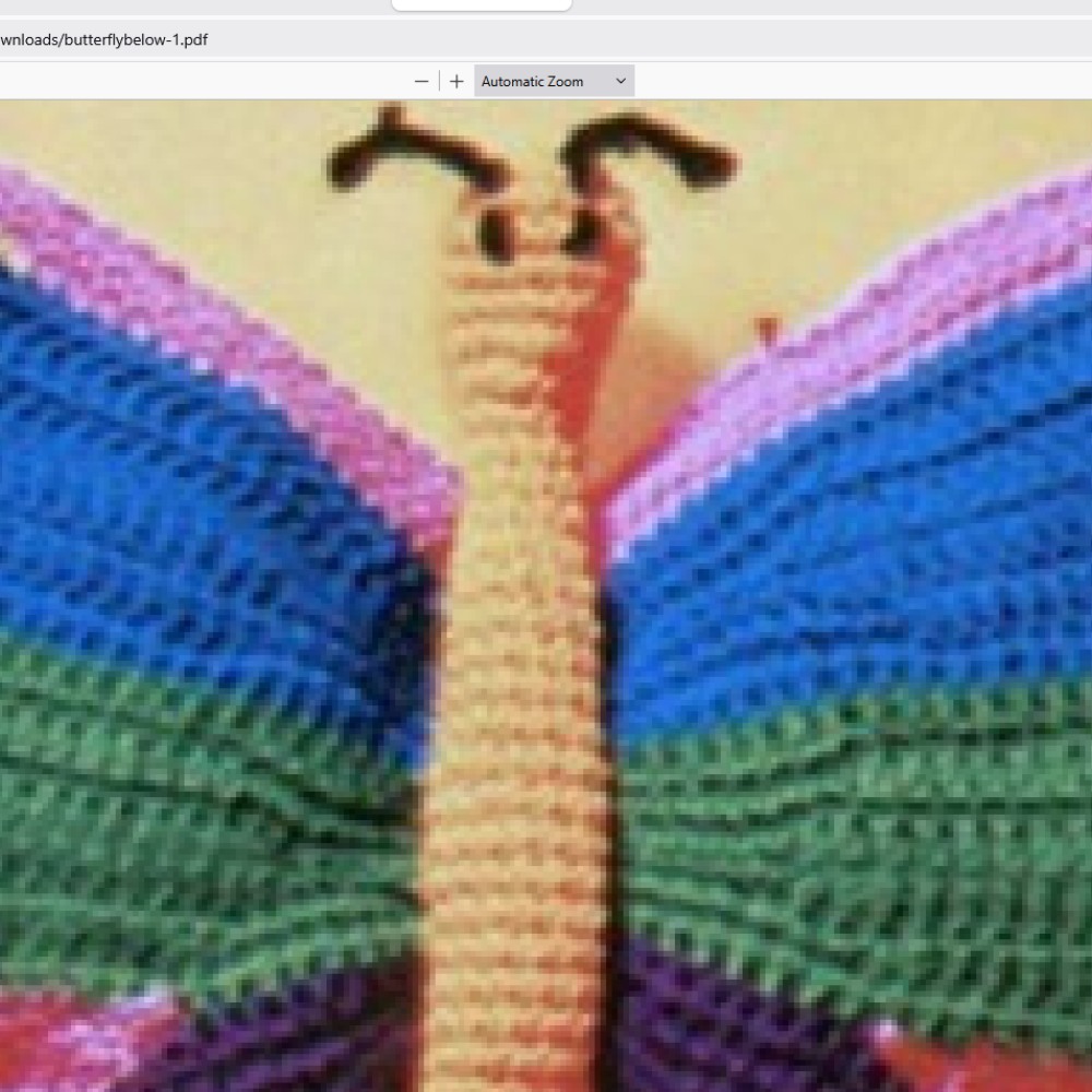Crochet Butterfly Pillow Pattern – Amigurumi Cushion, 3D Textured Home Décor (PDF)-Adorable Nursery Décor Idea – Handmade Crochet Butterfly Pillow for Kids Bedroom