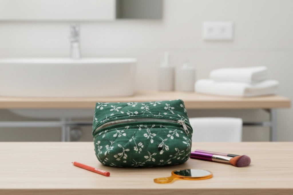 How to Sew a make up   Bag – Step-by-Step Sewing Tutorial with Measurements