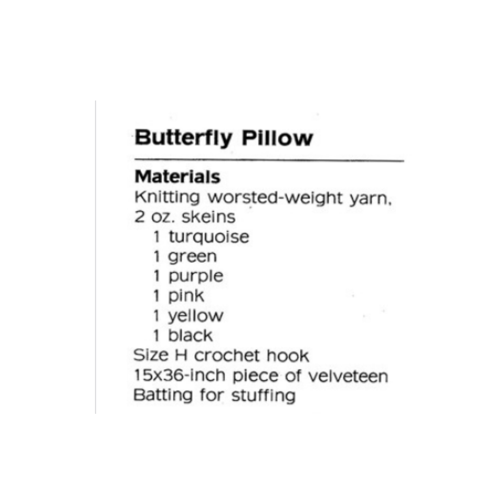 Crochet Butterfly Pillow Pattern – Amigurumi Cushion, 3D Textured Home Décor (PDF)-Adorable Nursery Décor Idea – Handmade Crochet Butterfly Pillow for Kids Bedroom