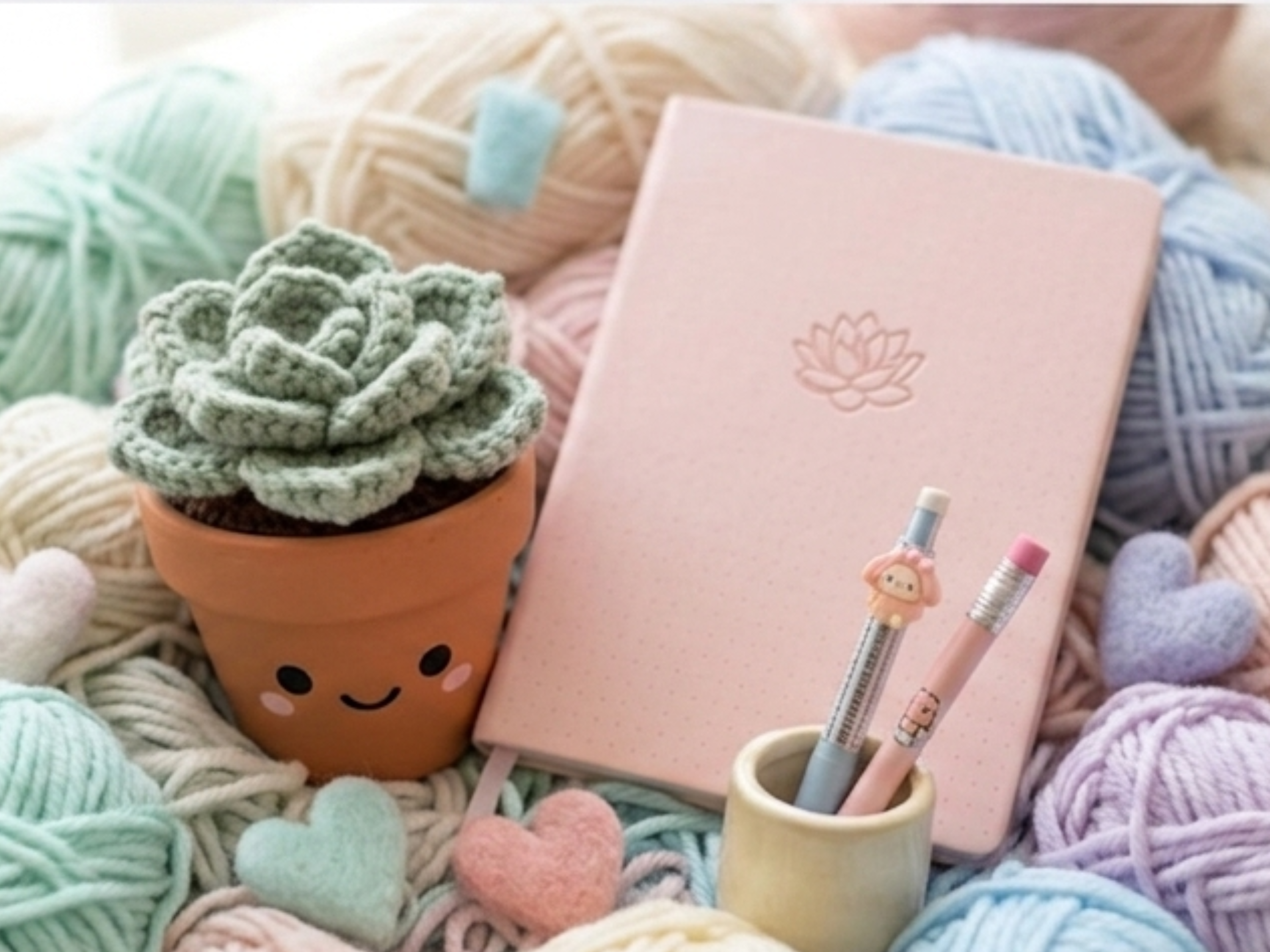 FREE Beginner Crochet Pattern — Sunburst Succulent Pot