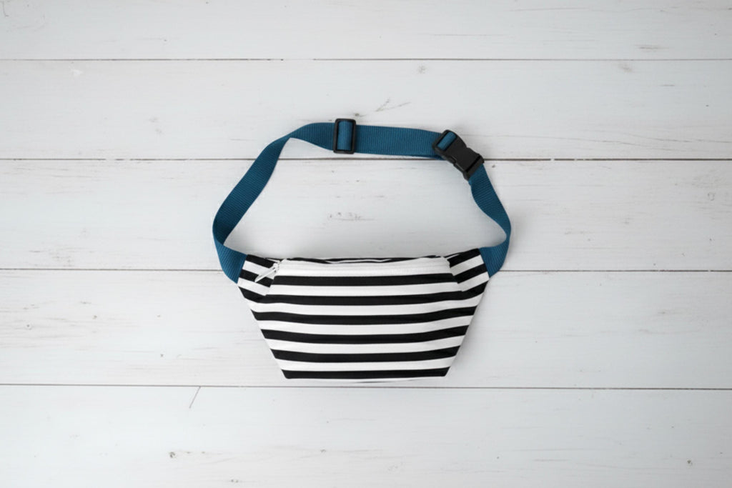 How to Sew a 2 Zip Fanny Pack Sewing : Beginner Waist Bag (PDF Step by step )