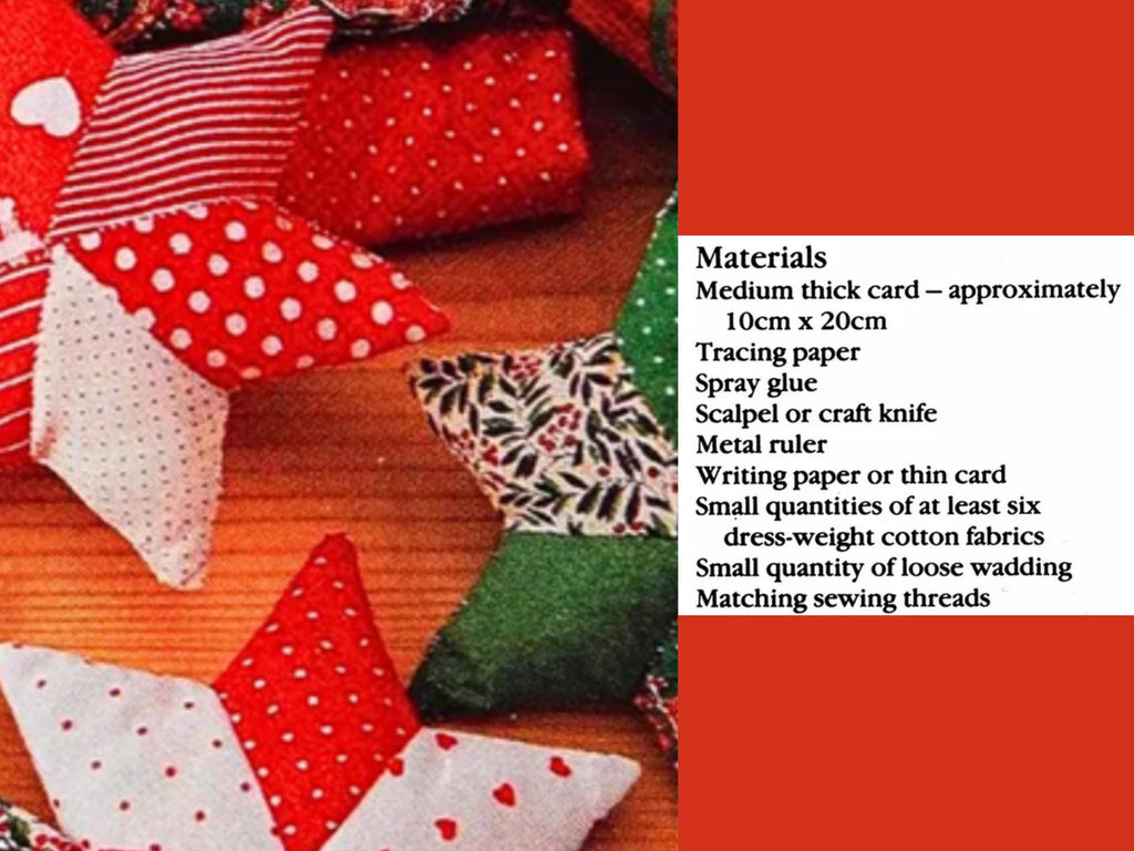 Christmas patterns to sew-Sewing Ornaments • Patchwork Holiday Decorations • DIY Sewing Pattern • Handmade Xmas Craft
