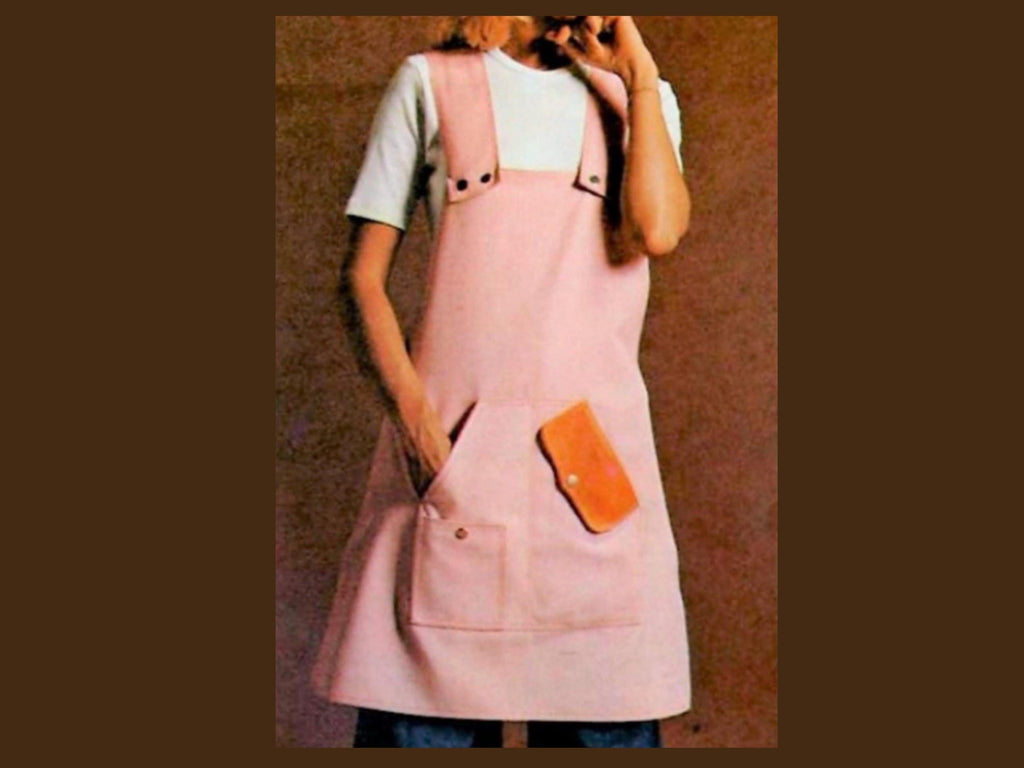 Vintage Japanese Cross Back Apron Pattern: Beginners Friendly Apron PDF (S-M-L)