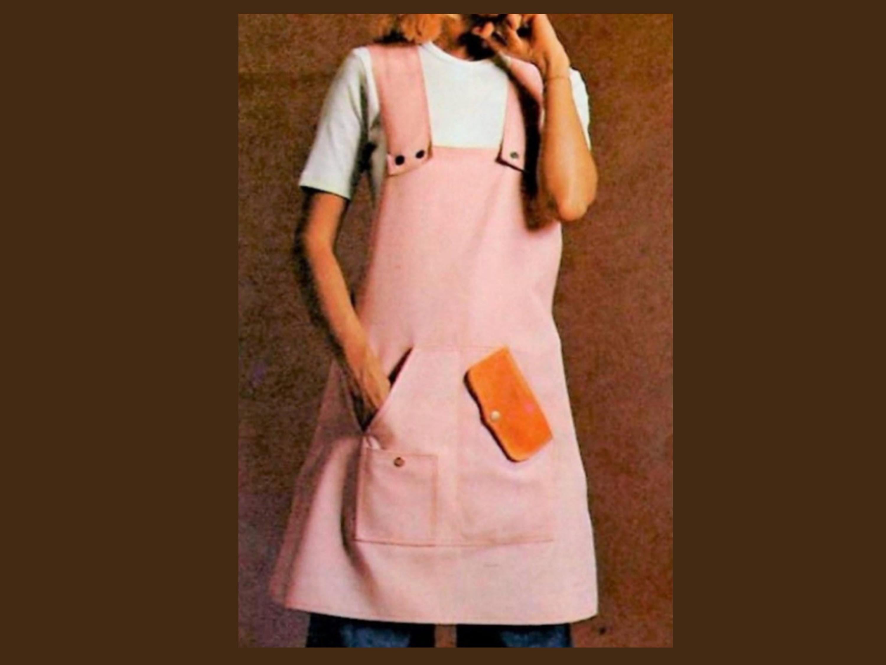 Vintage Japanese Cross Back Apron Pattern: Beginners Friendly Apron PDF (S-M-L)