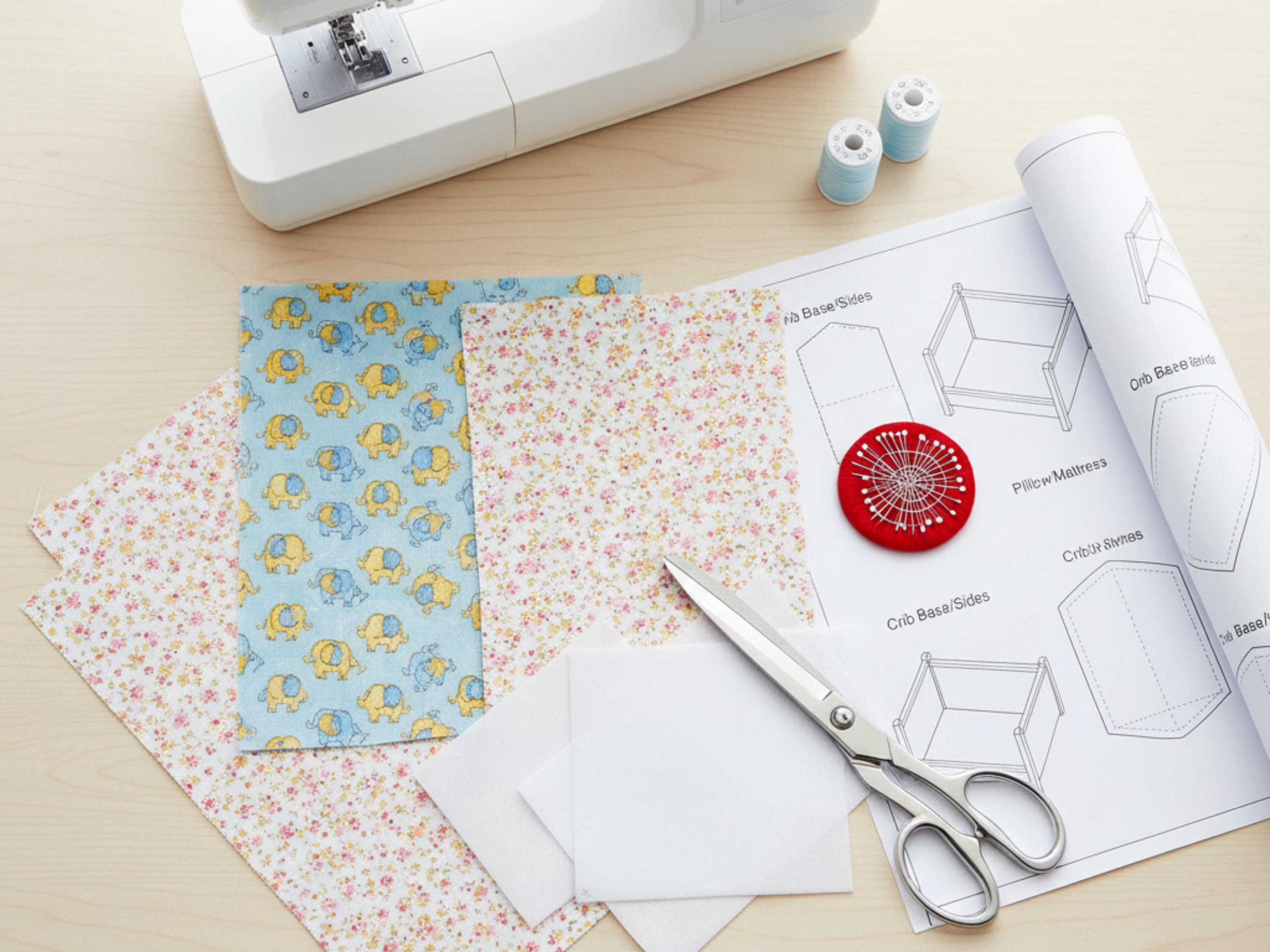 Dolls crib-sewing pattern for dolls crib-Doll accessories sewing pattern