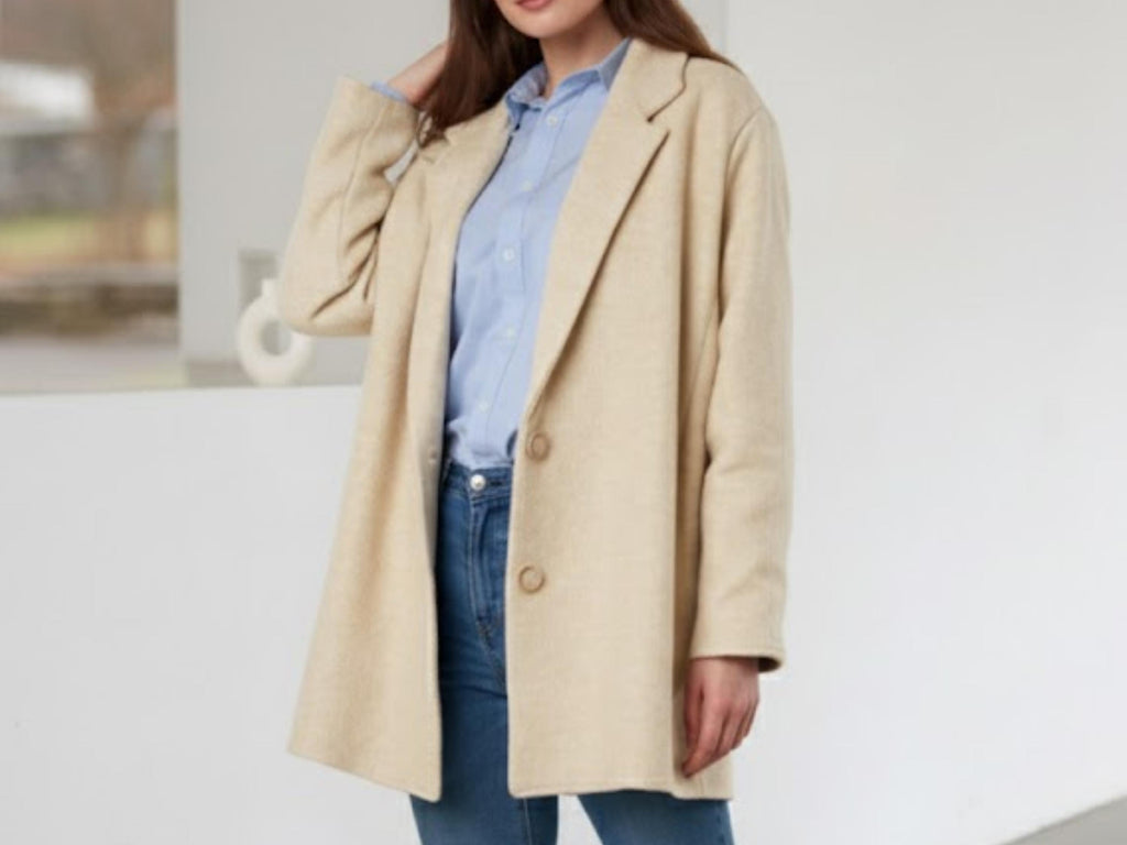 Sewing pattern-  Wool coat Sewing Pattern | Women’s Long Winter Coat PDF | Tailored Overcoat  XXS–4XL | Elegant Wool Jacket Sewing Tutorial