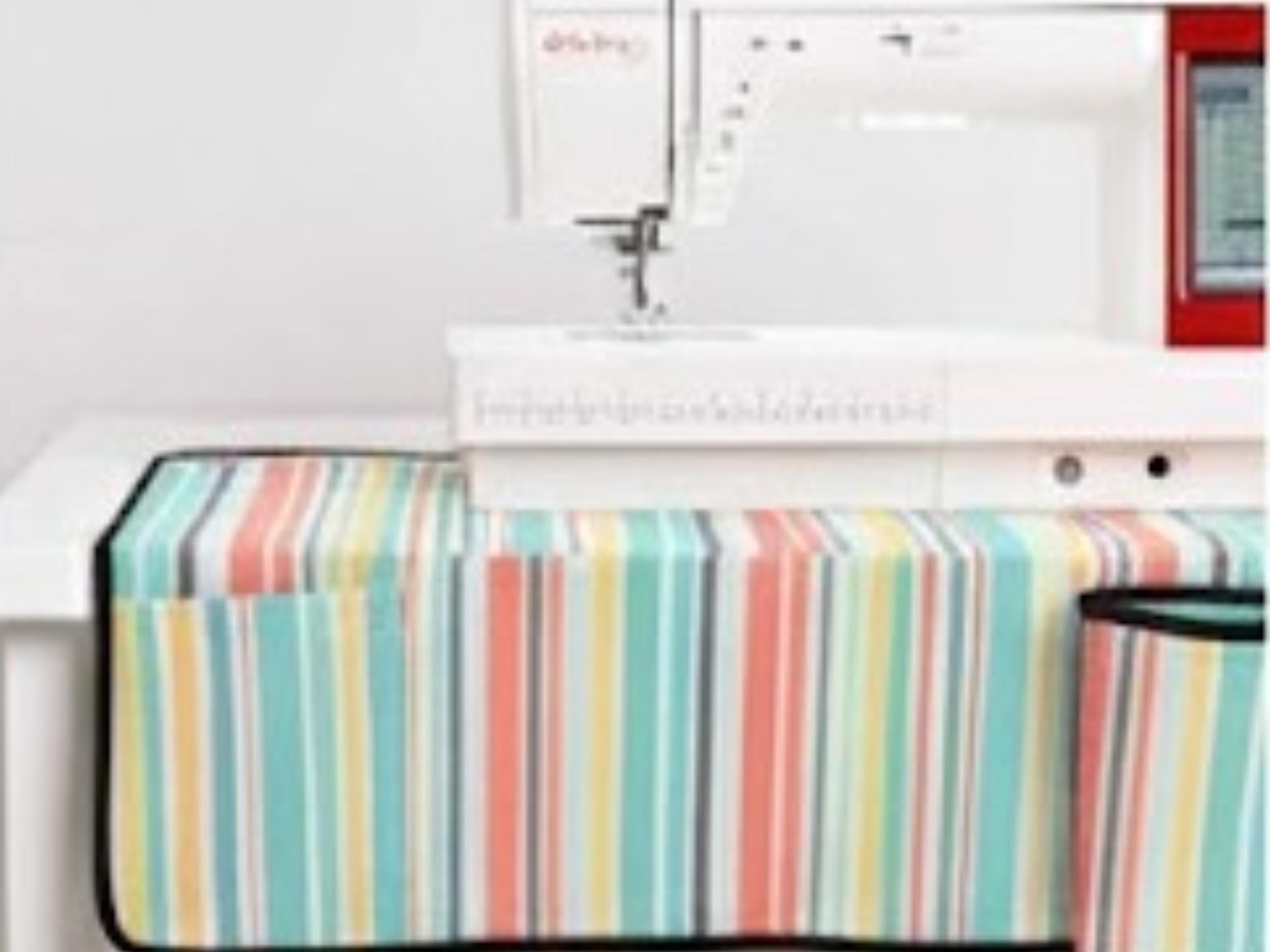 Sewing craft pattern-Machine Organizer Pattern | Fabric Mat with Pockets | PDF Sewing Pattern for Under Machine Storage | Sewing Table Mat