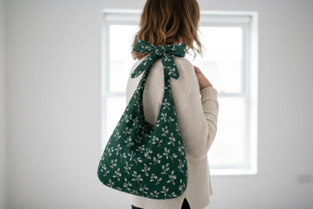 How to Sew  the Slouchy Tie Bag Sewing Pattern-Beginner-Friendly  Shoulder Bag (PDF Download)