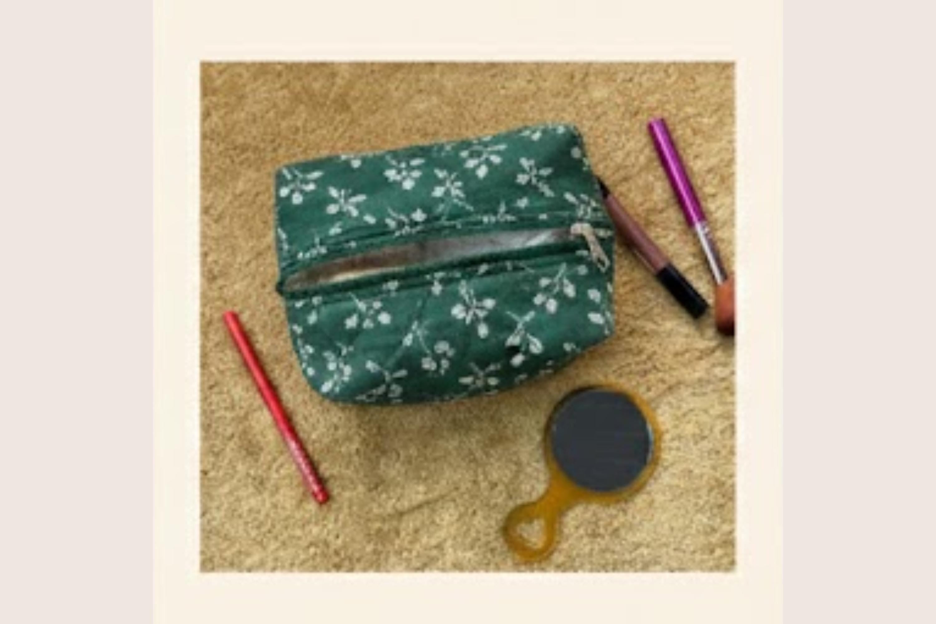 How to Sew a make up   Bag – Step-by-Step Sewing Tutorial with Measurements