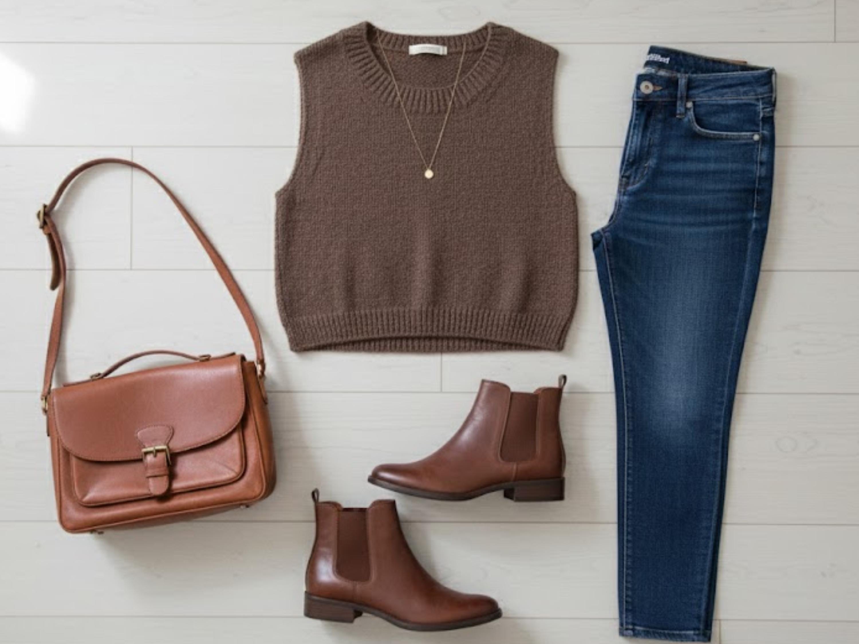Womens Sleeveless Vest Knitting Pattern • Easy Beginner DK Wool (PDF Download)