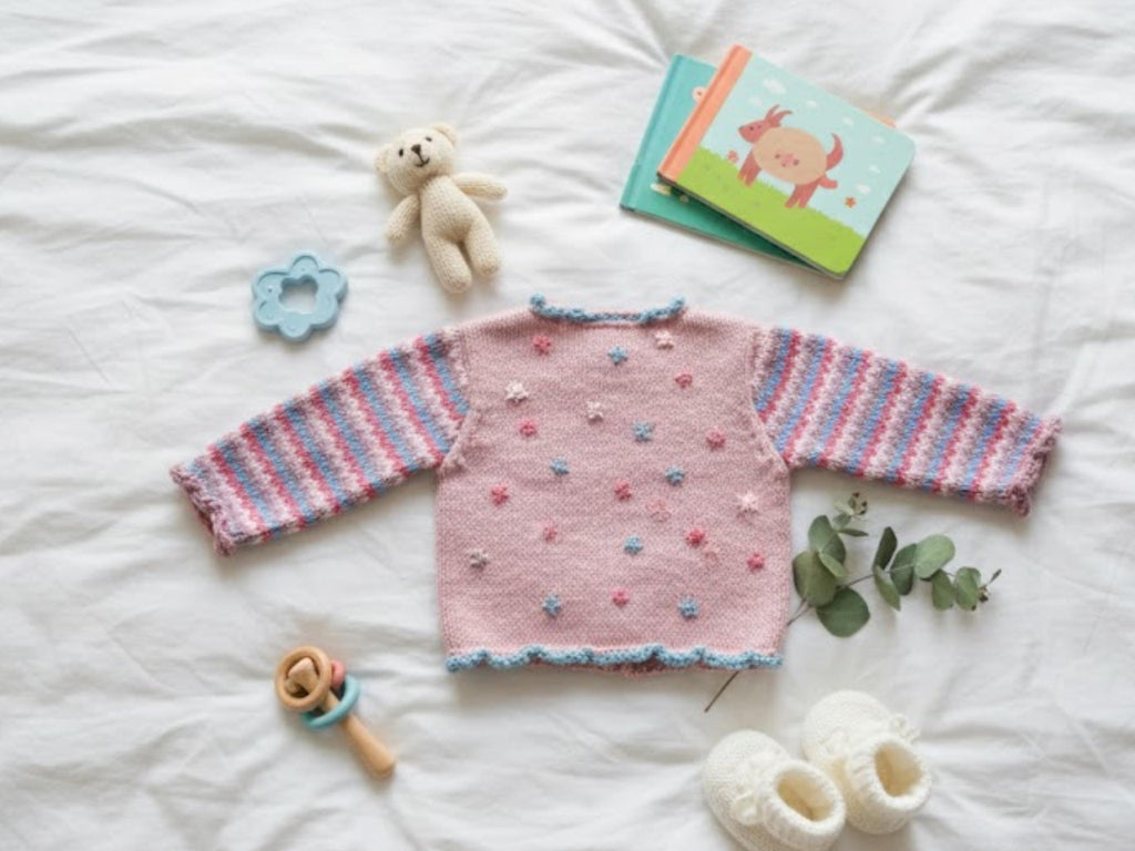 Girls Cable Knit Cardigan Pattern | DK Yarn, Sizes 2-5 Years (PDF Pattern)