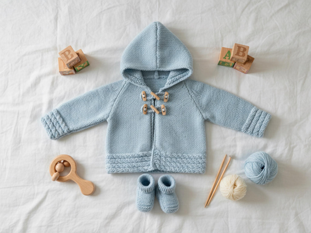 Girls Knitted Cardigan Pattern, Baby Cable Jacket (Ages 1-4) (PDF Pattern)