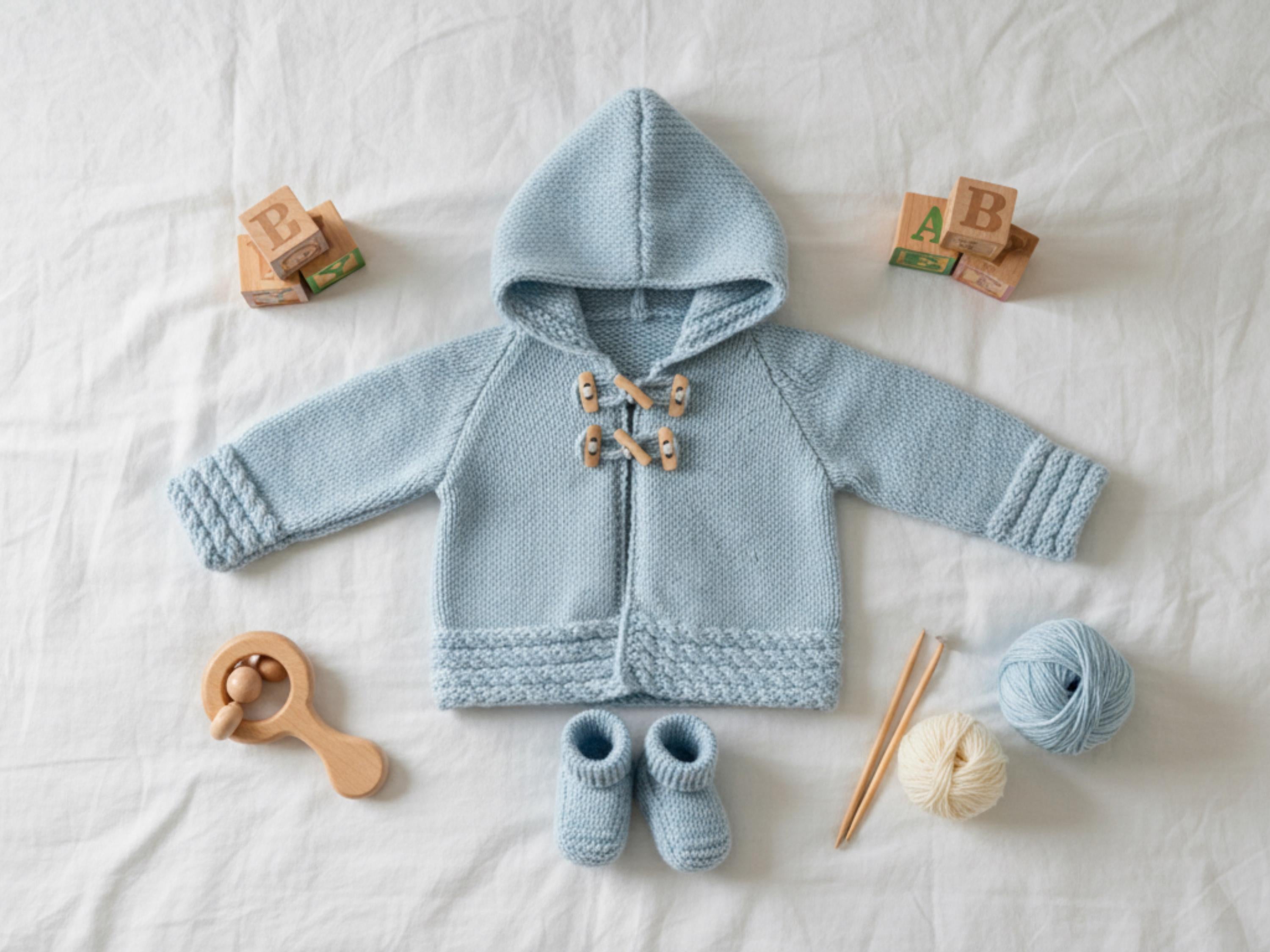 Girls Knitted Cardigan Pattern, Baby Cable Jacket (Ages 1-4) (PDF Pattern)