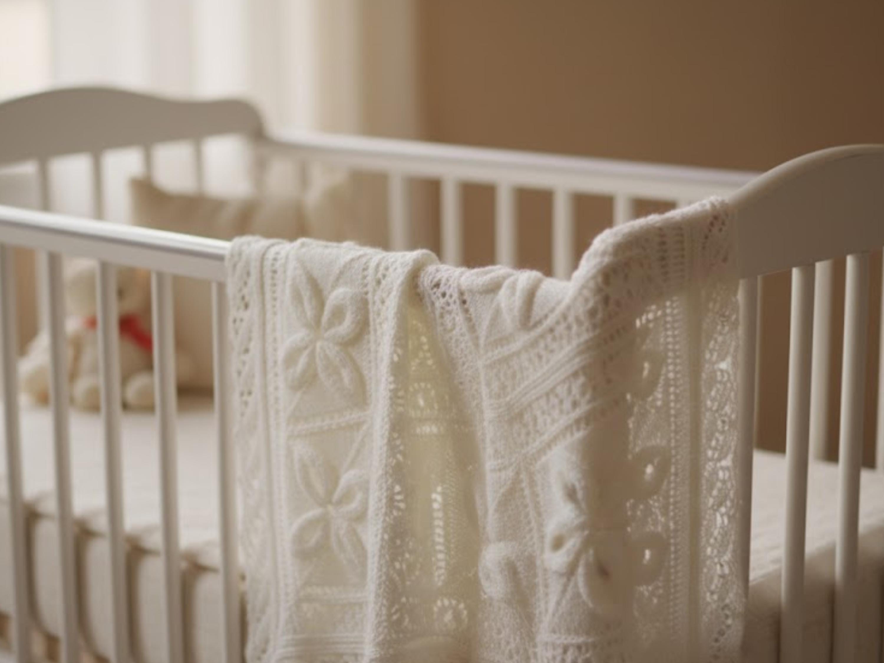 Leaf Lace Shawl Knitting Pattern - Baby Blanket, Heirloom Design (PDF Pattern)