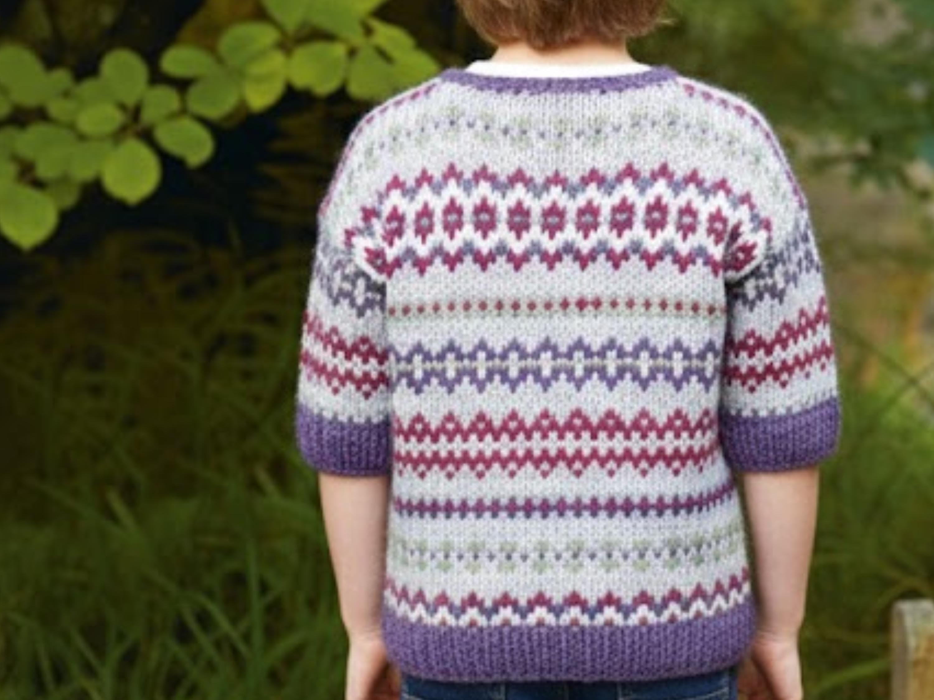 Girls Cable Knit Cardigan Pattern | DK Yarn, Sizes 2-10 Years (PDF Pattern)