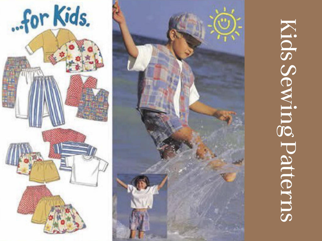 PDF Sewing Pattern • Kids T-Shirt   Pants • Girls and  Boys Clothing • Instant Download • Children’s Pattern