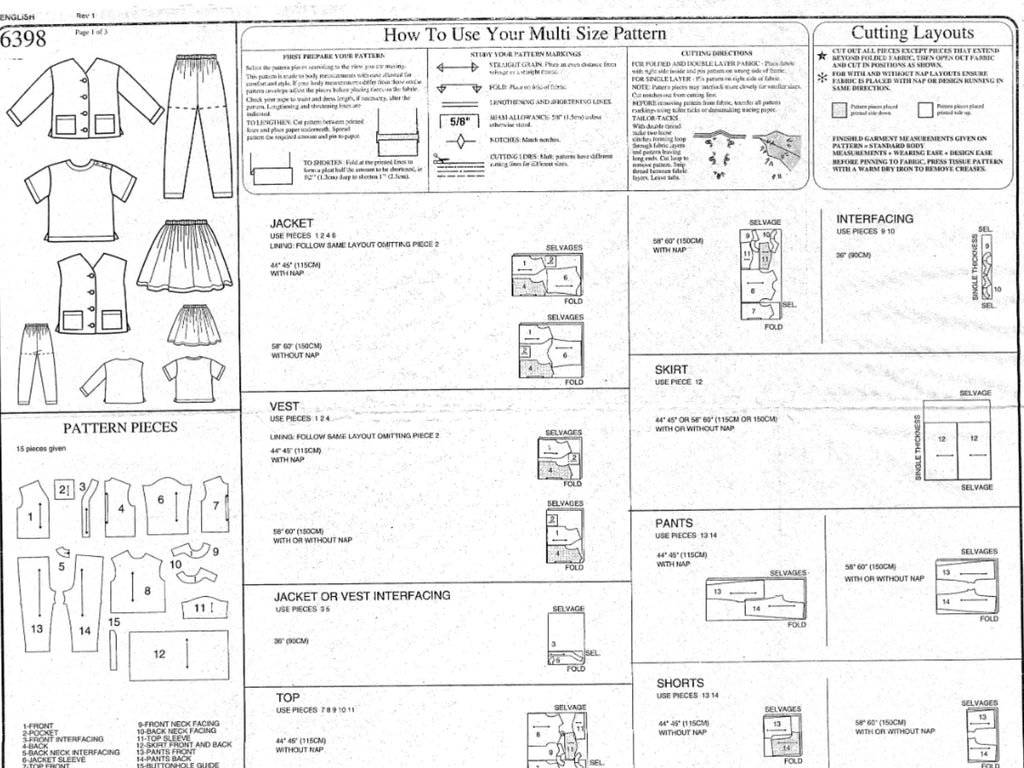PDF Sewing Pattern • Kids T-Shirt   Pants • Girls and  Boys Clothing • Instant Download • Children’s Pattern