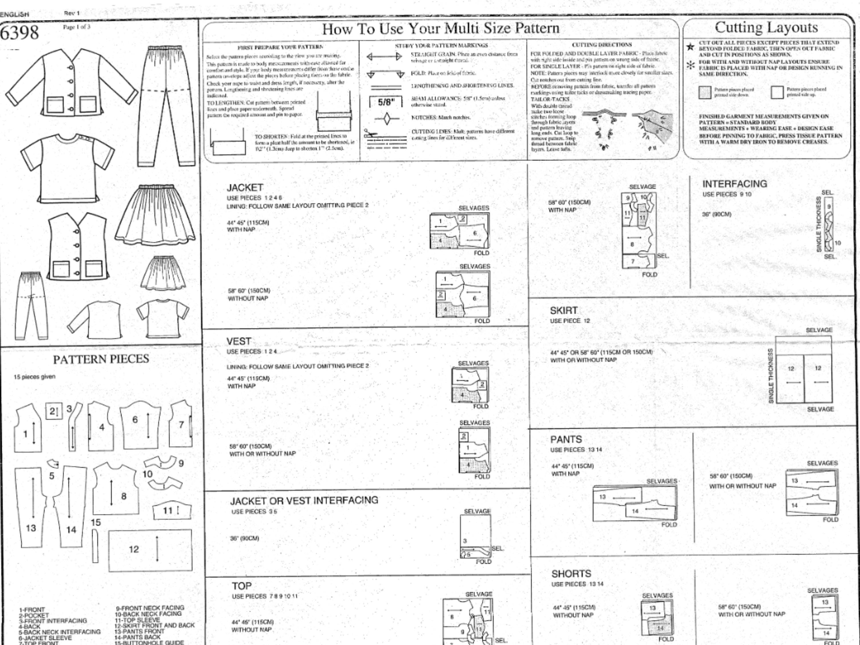 PDF Sewing Pattern • Kids T-Shirt   Pants • Girls and  Boys Clothing • Instant Download • Children’s Pattern