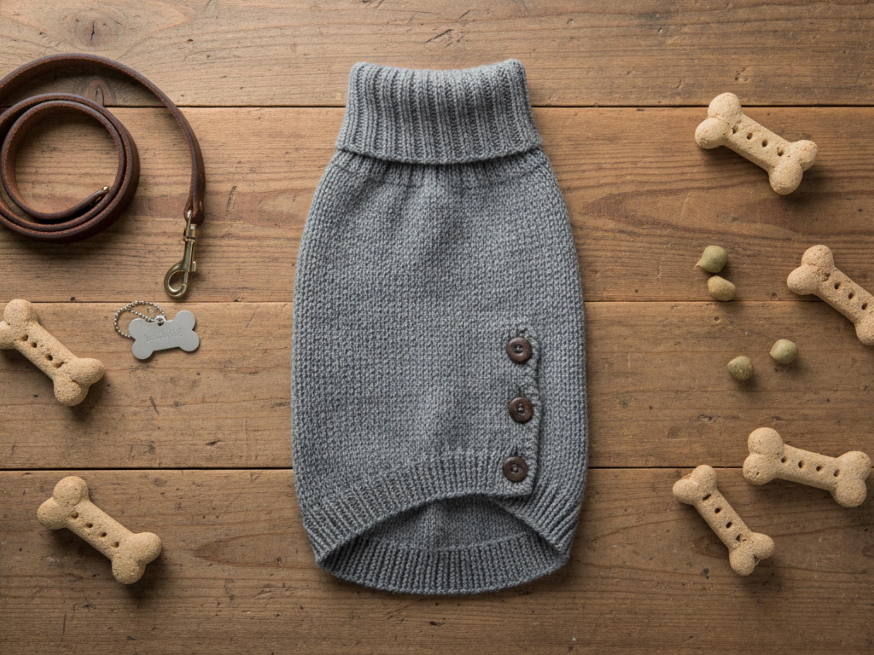 Dog coat knitting Pattern (7 SizesXXS–XXL) | DK / 8 Ply Wool Roll-Neck Sweater with Under-Belt | Dog Blanket Rug | PDF  English