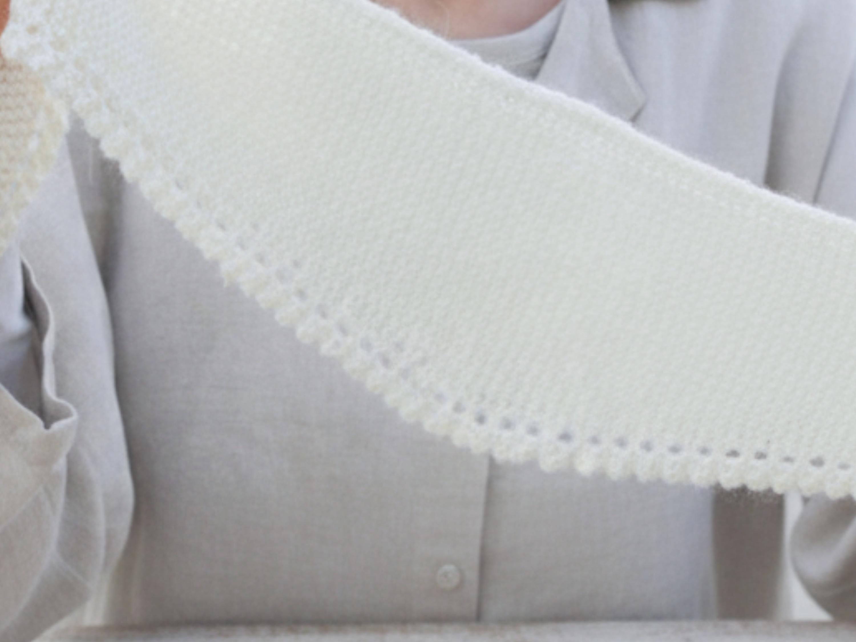 Easy   Scarf Knit Pattern | Vintage Garter Stitch (PDF Pattern)