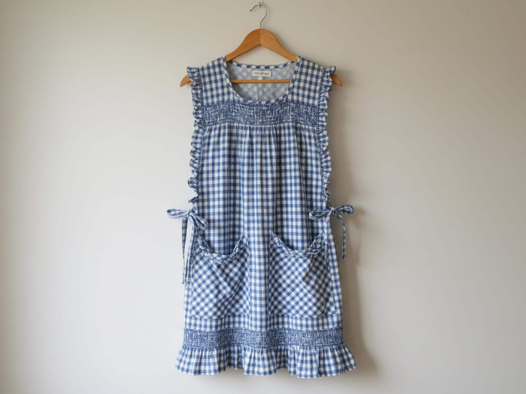 Vintage Apron Sewing Pattern – Smock with Pockets (Digital PDF)