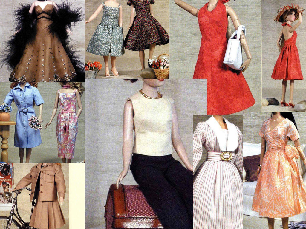 Vintage Doll Clothes Sewing Patterns – PDF E-Book Bundle (Digital Download)