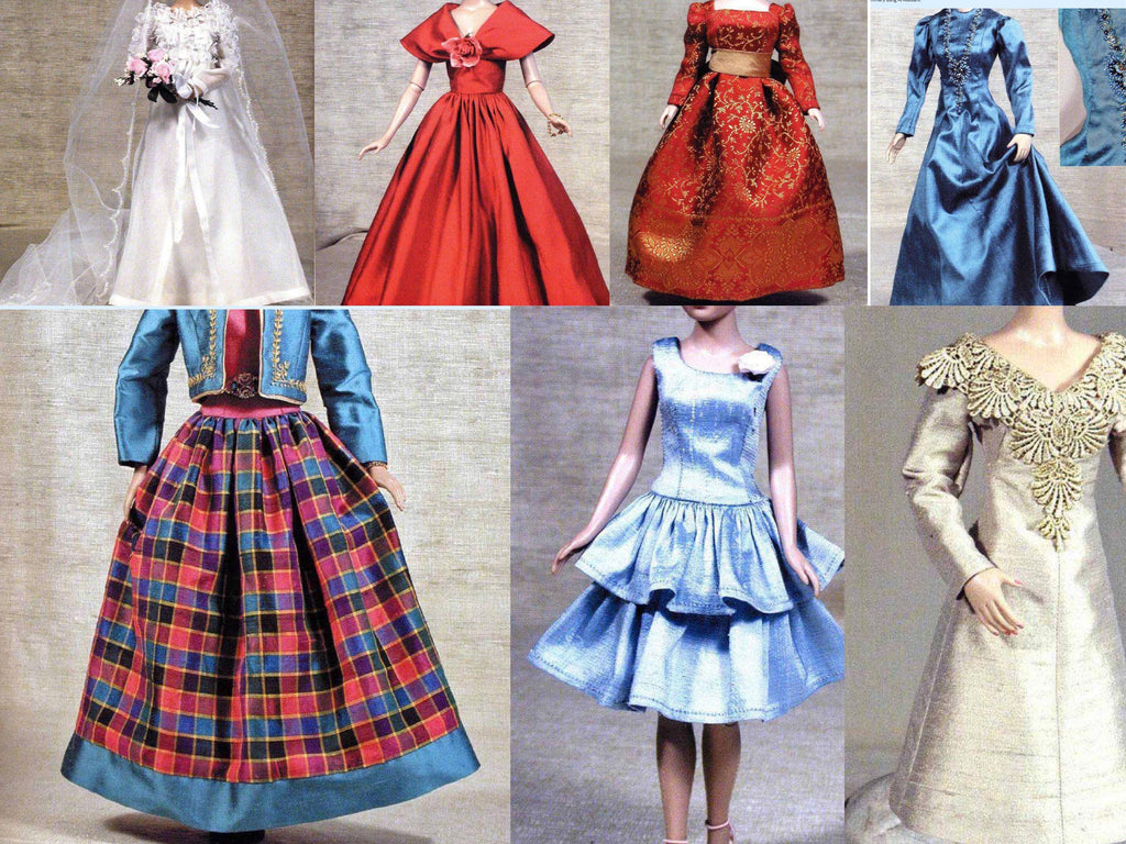 Vintage Doll Clothes Sewing Patterns – PDF E-Book Bundle (Digital Download)