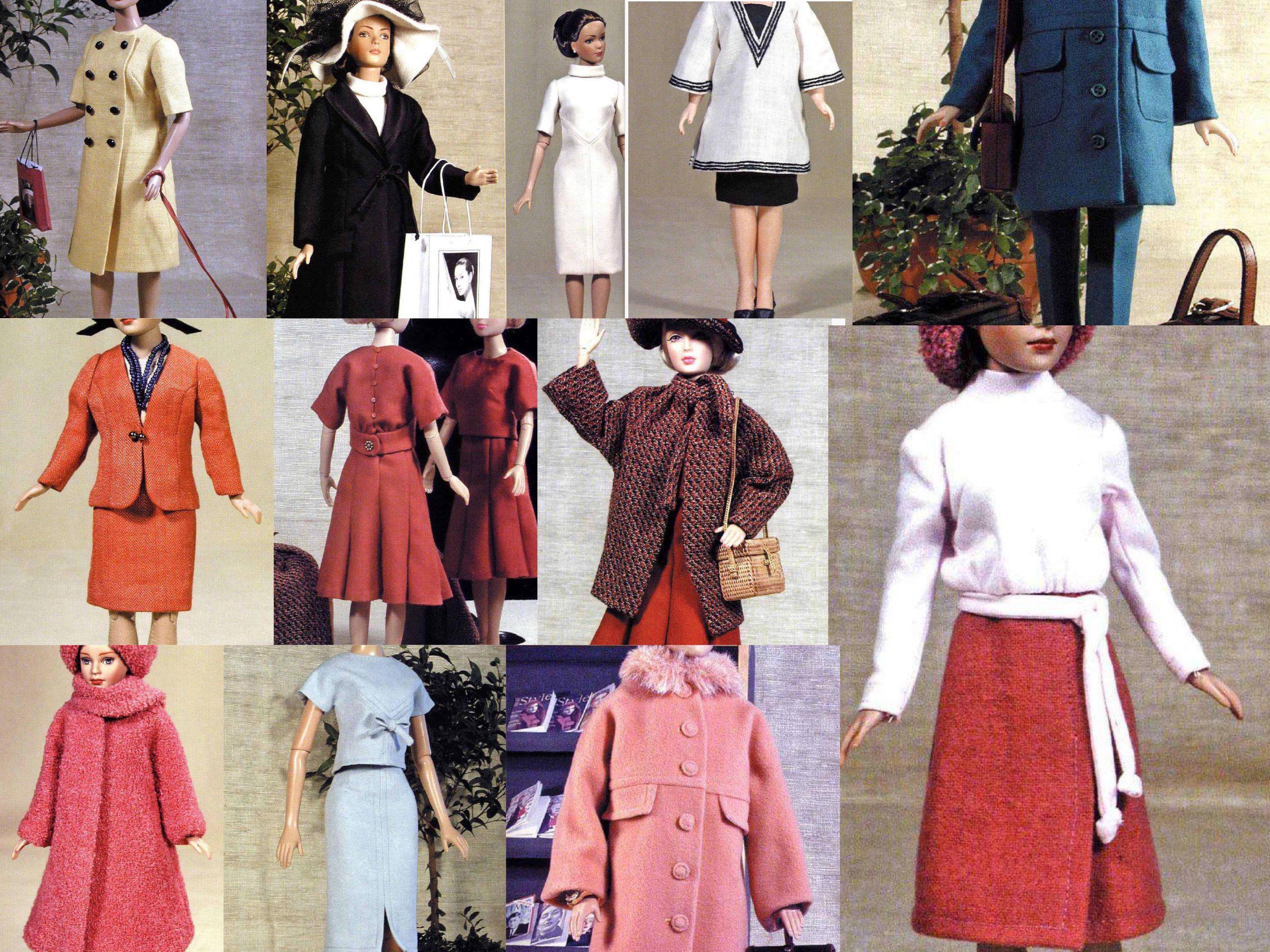 Vintage Doll Clothes Sewing Patterns – PDF E-Book Bundle (Digital Download)