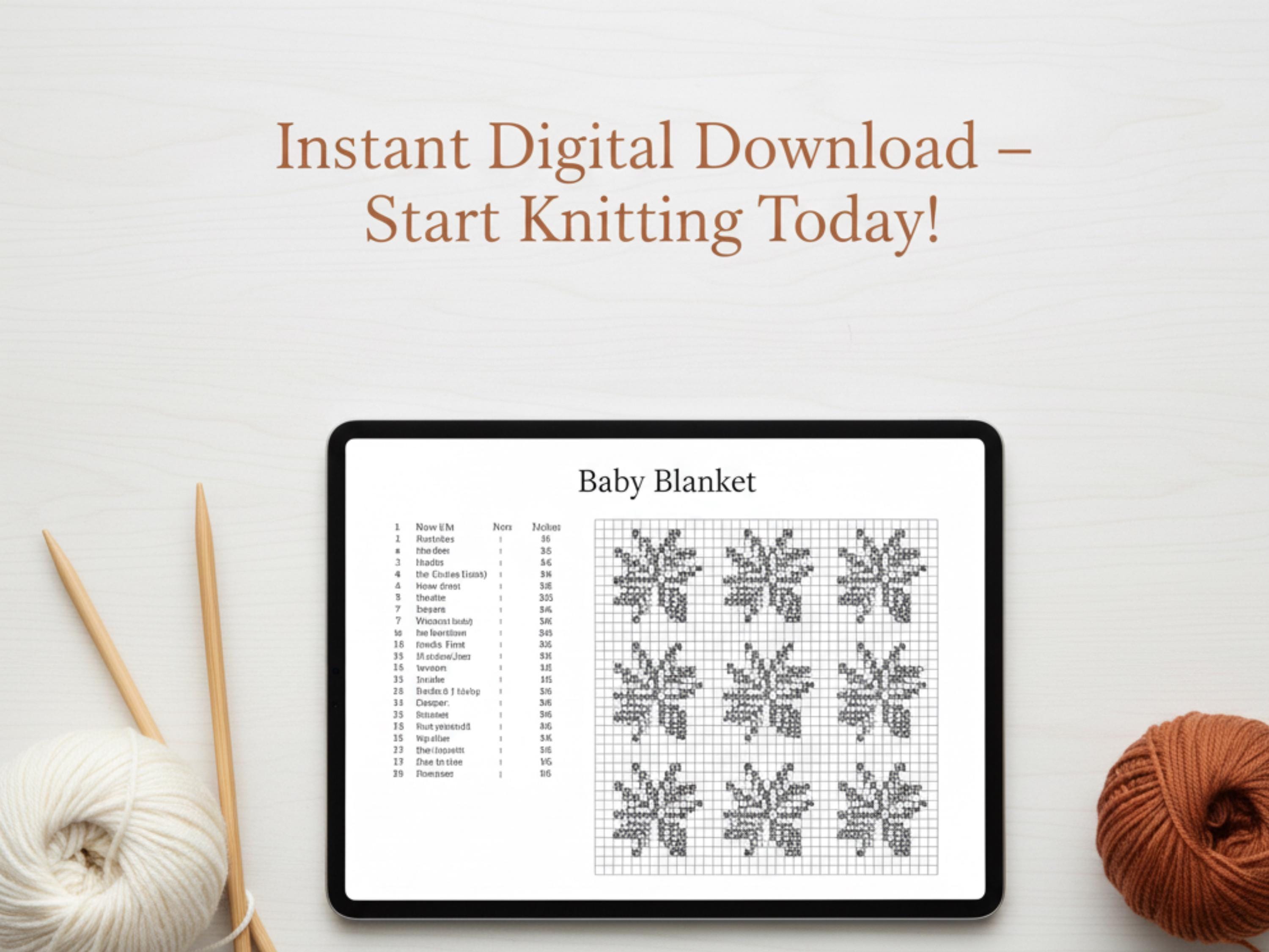 Leaf Lace Shawl Knitting Pattern - Baby Blanket, Heirloom Design (PDF Pattern)