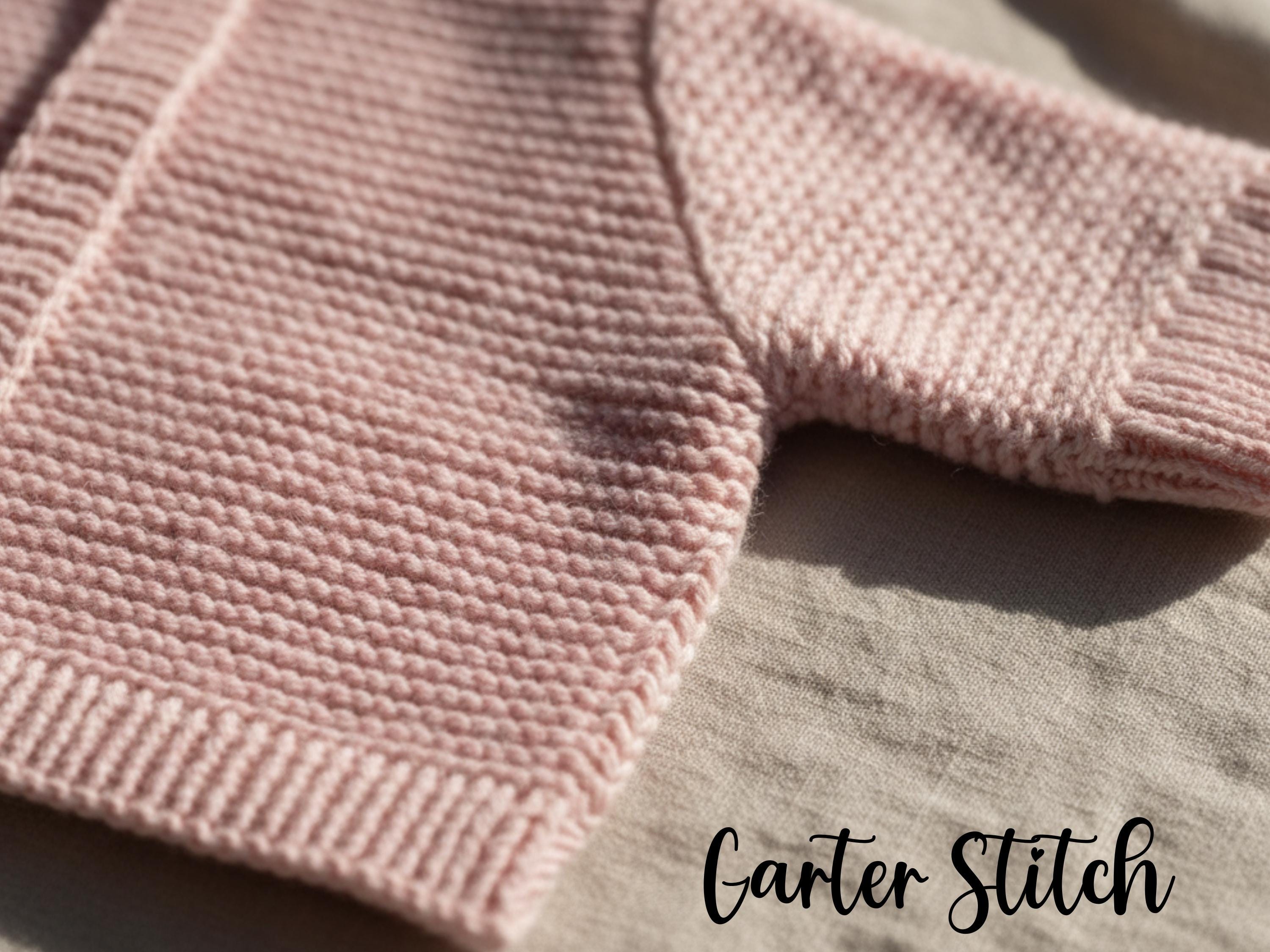 Easy Baby Cardigan Knitting Pattern |  Garter Stitch Sweater |  Beginner PDF Pattern- Knitting --Seamless knitting - Knitting Pattern