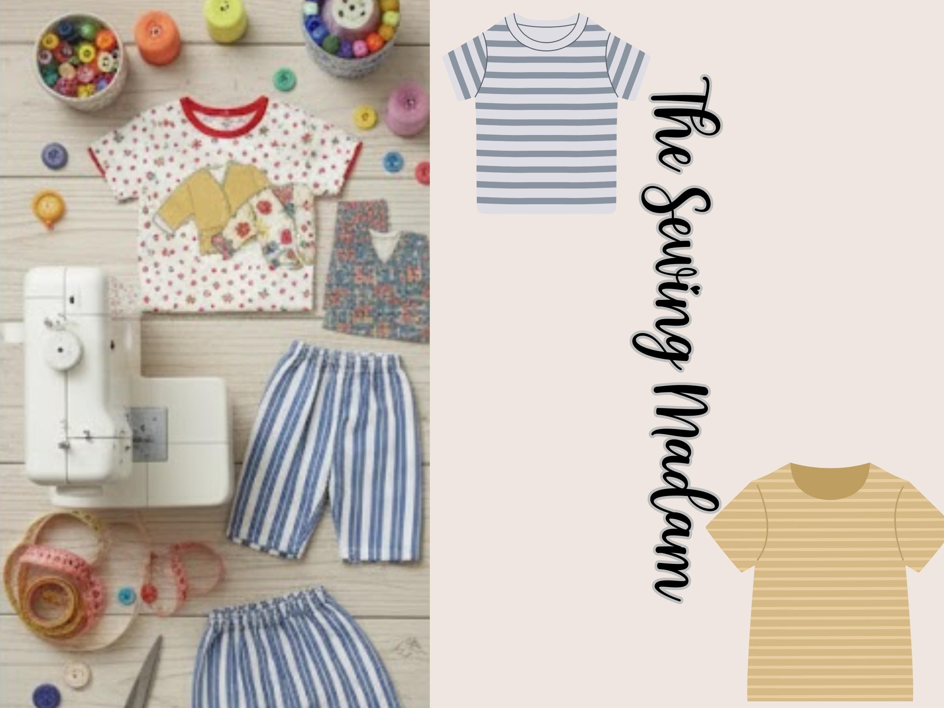 PDF Sewing Pattern • Kids T-Shirt   Pants • Girls and  Boys Clothing • Instant Download • Children’s Pattern