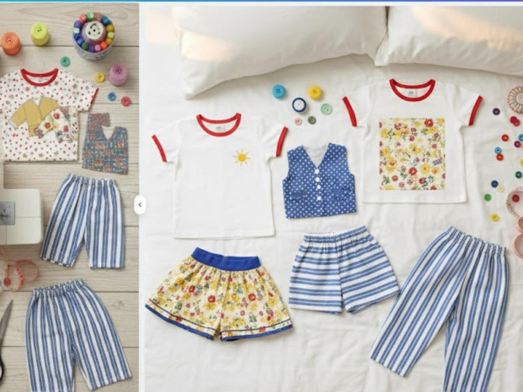 PDF Sewing Pattern • Kids T-Shirt   Pants • Girls and  Boys Clothing • Instant Download • Children’s Pattern