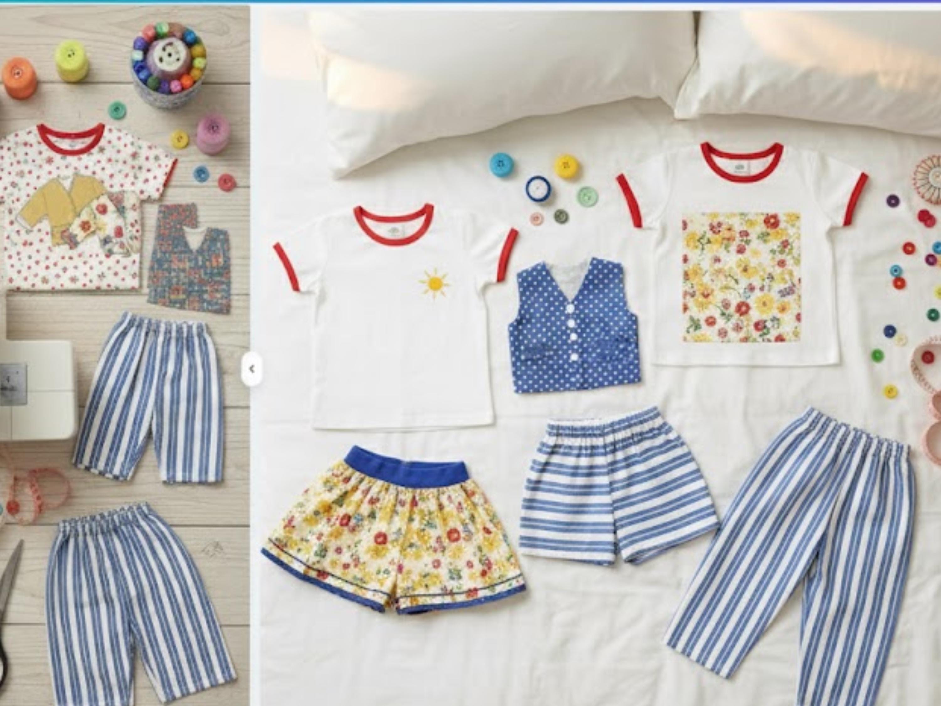 PDF Sewing Pattern • Kids T-Shirt   Pants • Girls and  Boys Clothing • Instant Download • Children’s Pattern
