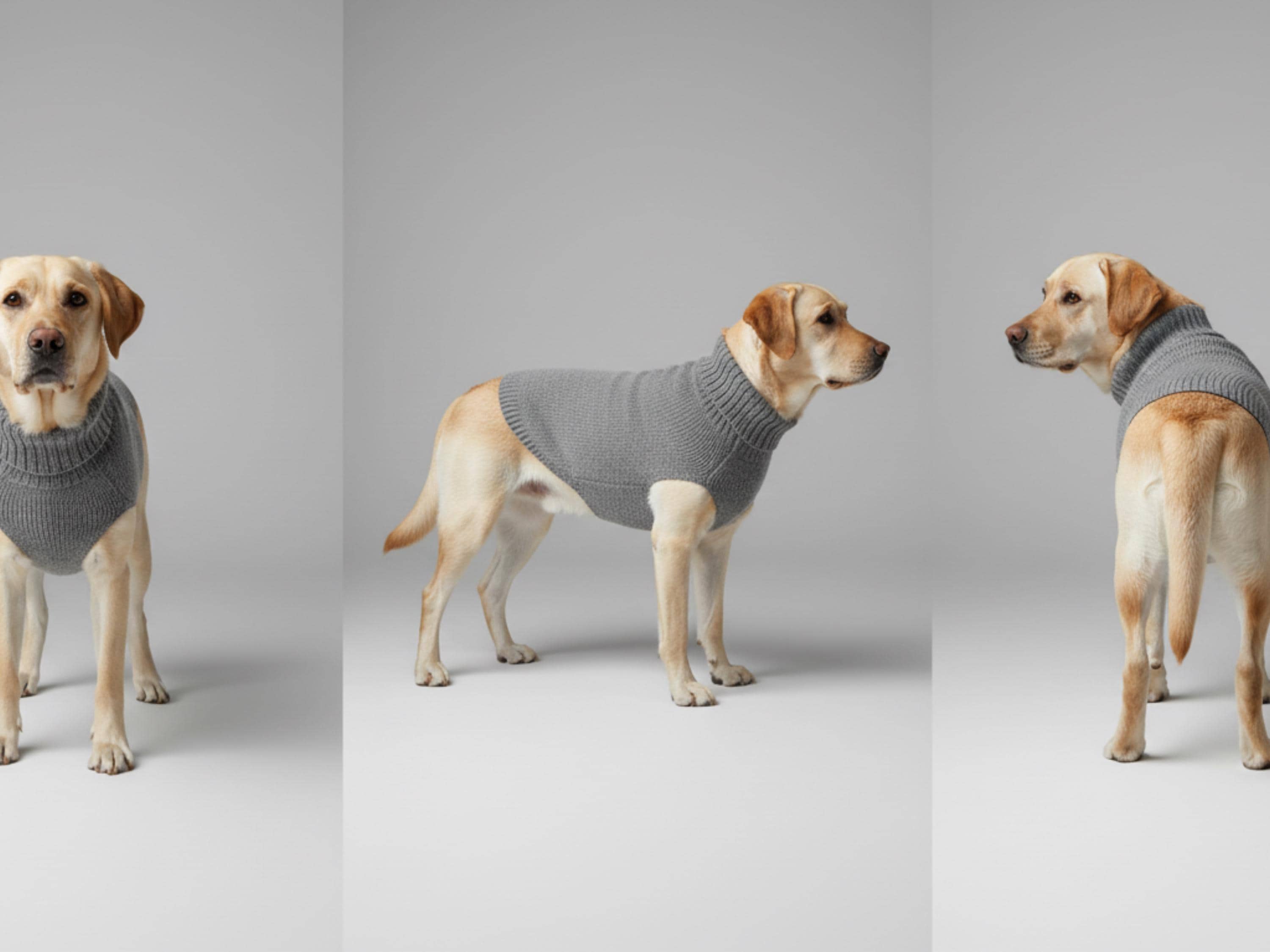 Dog coat knitting Pattern (7 SizesXXS–XXL) | DK / 8 Ply Wool Roll-Neck Sweater with Under-Belt | Dog Blanket Rug | PDF  English