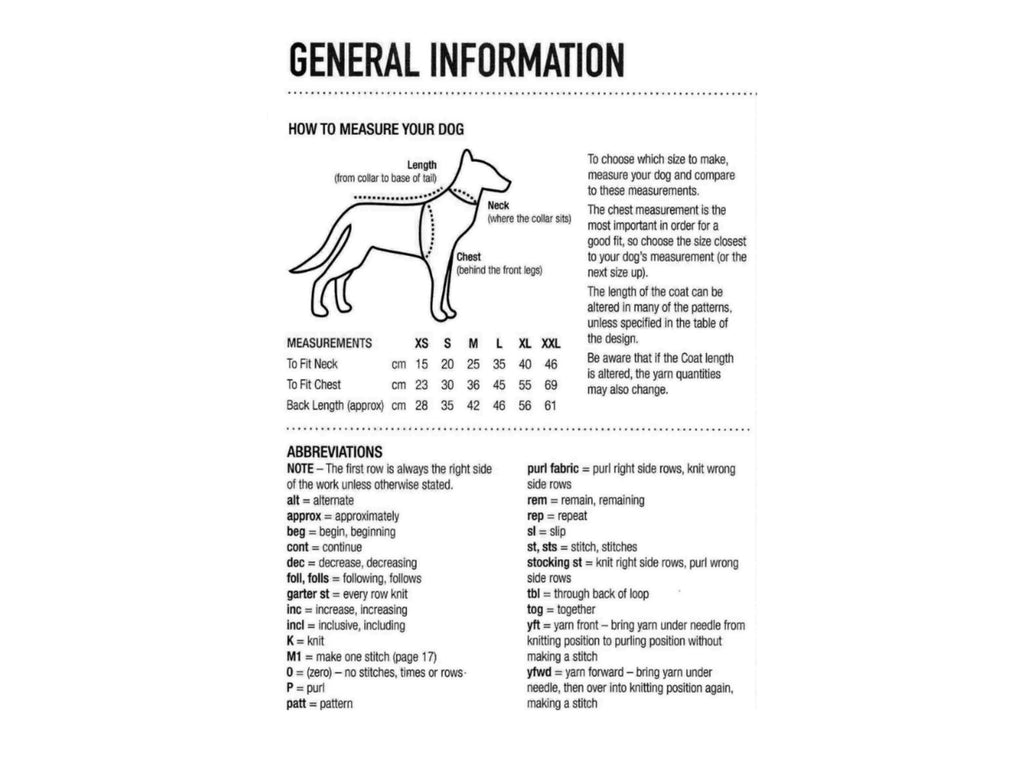 Dog Coat Knitting Pattern (6 Sizes) | Cable Back & Roll-Neck Sweater | DK / 8-Ply / Light Worsted Yarn | Sizes XS–XXL | Fits Chest 23–69 cm