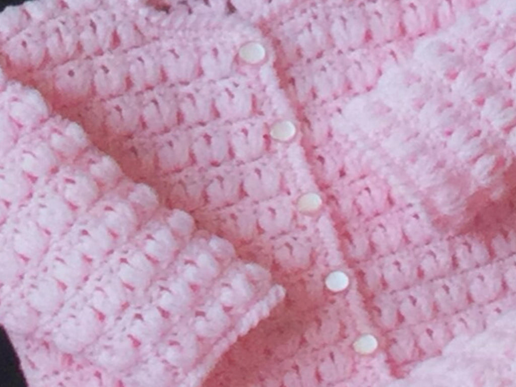 EASY Baby Crochet cardigan Pattern - 4 Piece Set Cardigan Jacket Hat Cap Booties Mitts PDF Instant digital Download 0-2 yrs DK 8 Ply