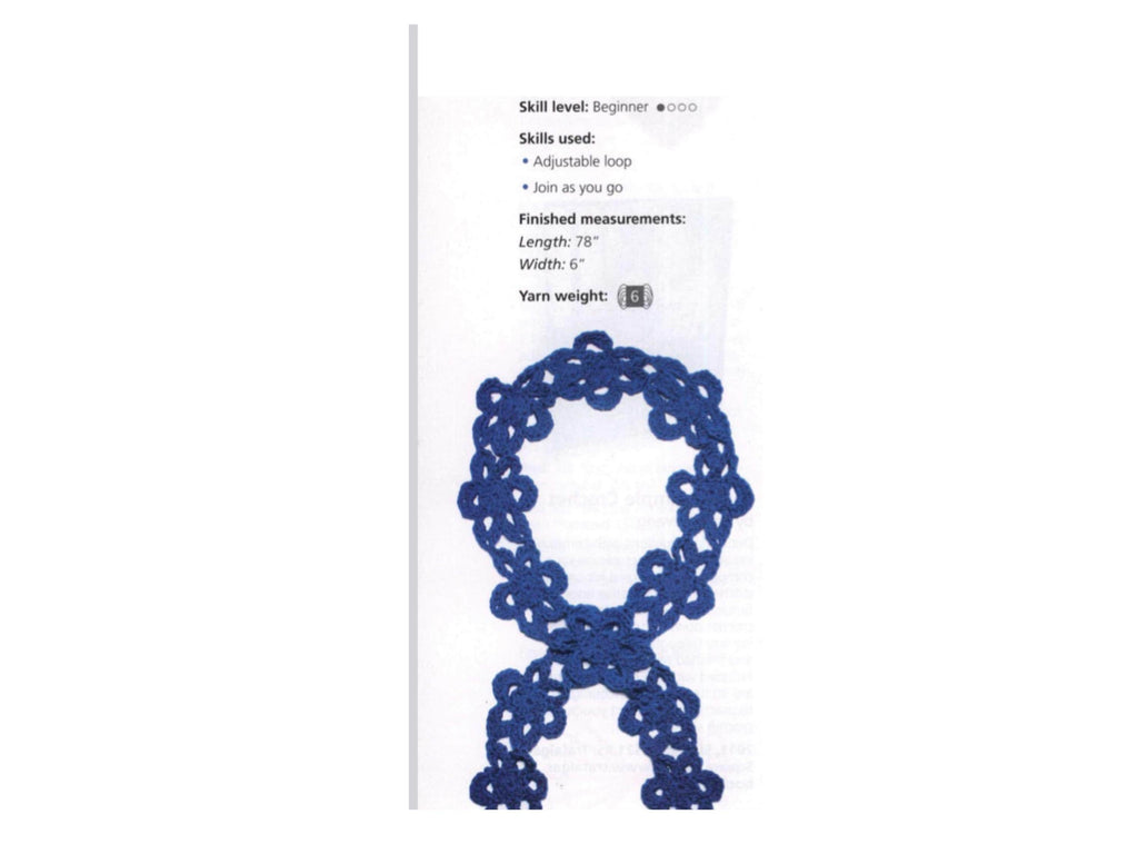 Crochet Easy Scarf Pattern-PDF
