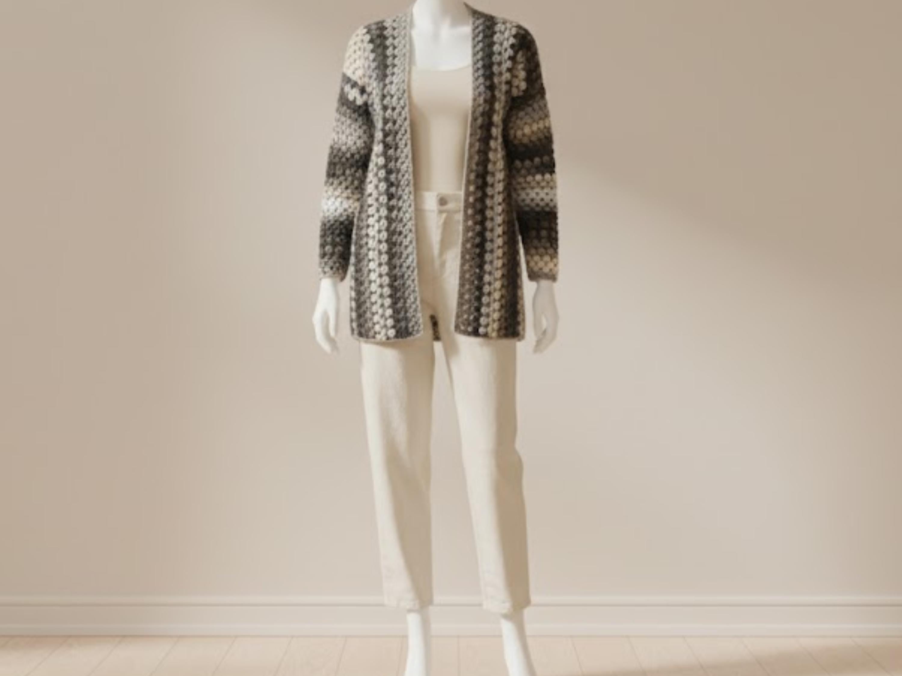 Womens Crochet Crochet Cardigan pdf pattern Granny square cardigan pattern, cardigan crochet pattern, easy cardigan pdf