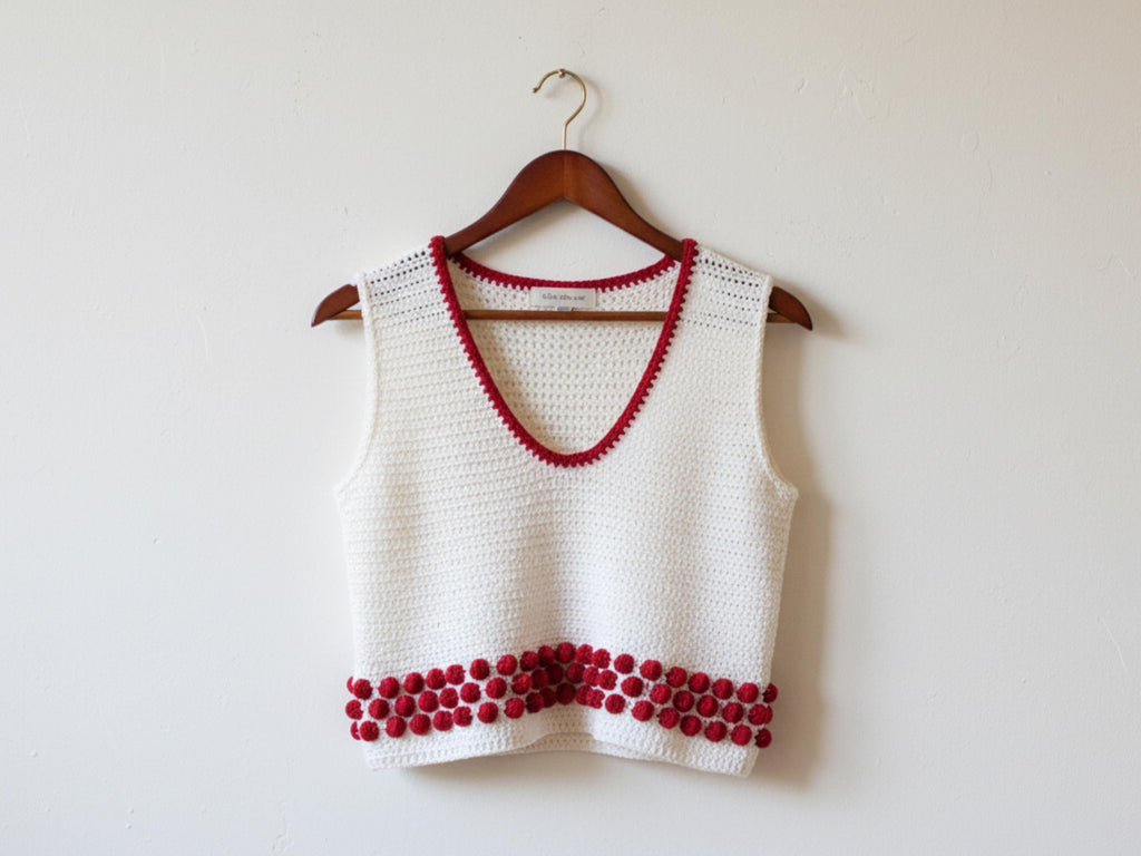 Womens Crochet Vest Pattern | Boho Floral Sleeveless Top | Easy Crochet PDF for Women | Romantic Crochet Sweater Vest|Vintage crochet