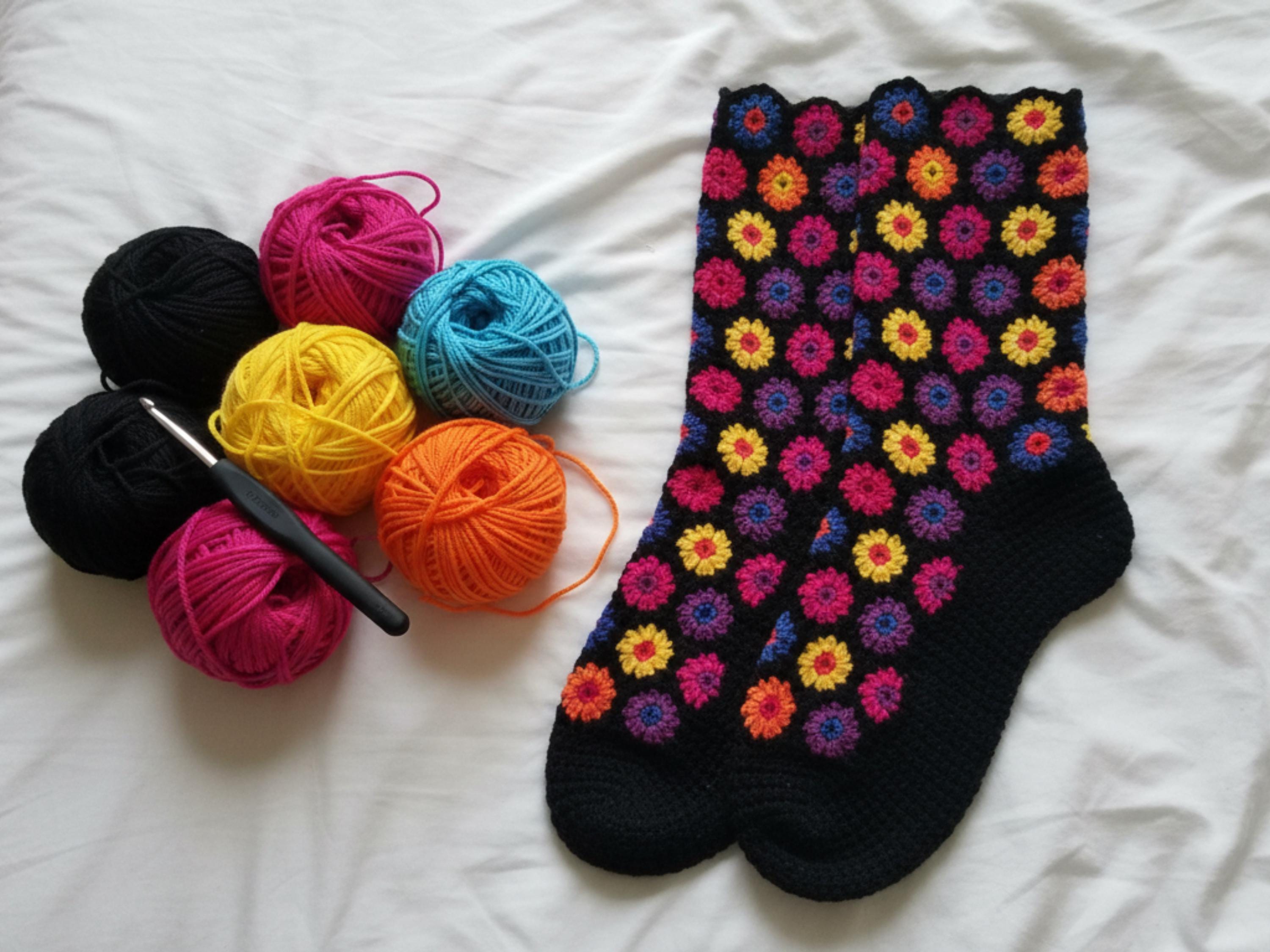 Easy Beginner Socks CROCHET PATTERN