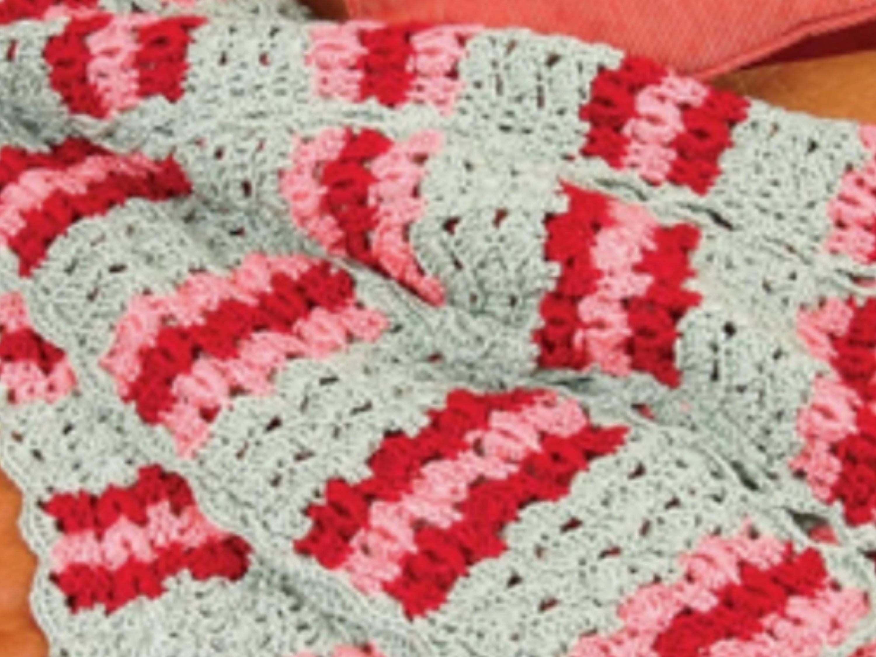 Easy Blanket Crochet Pattern | Vintage afghan