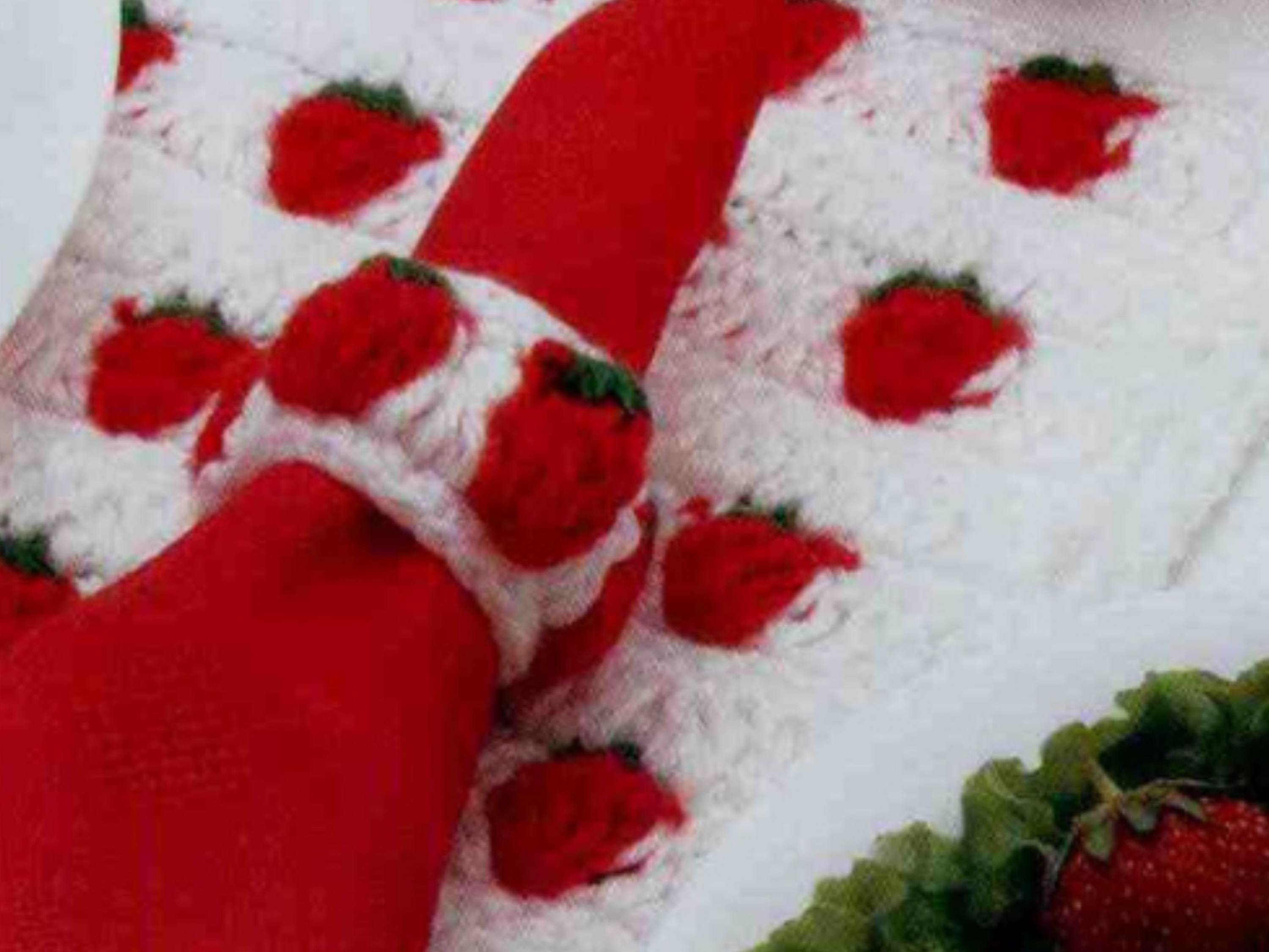 Vintage retro pattern-1970s Crochet Placemat Crochet Pattern | Strawberry Crochet Pattern Set (Placemat, Napkin Ring & Glass Cover)