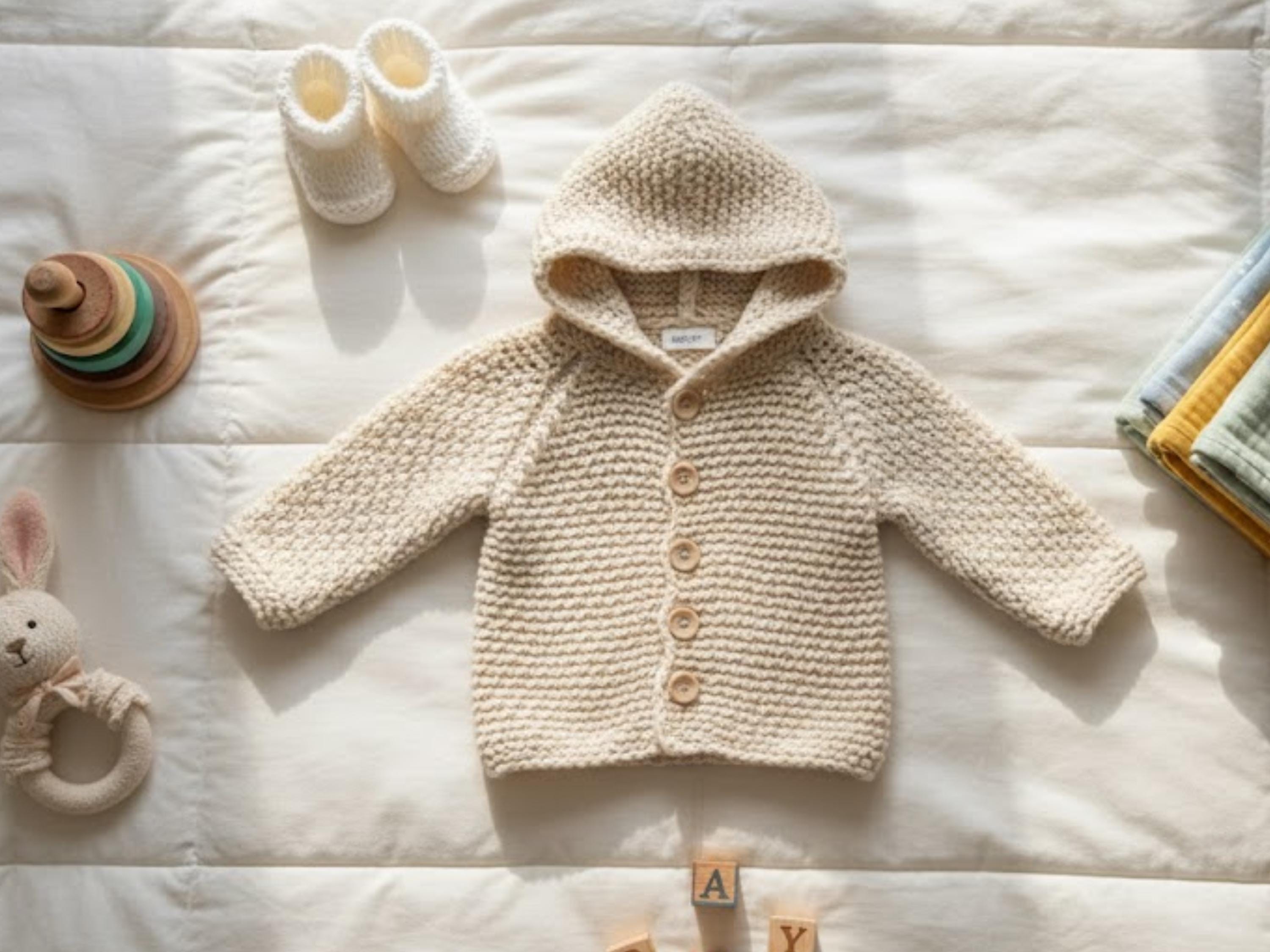 Toddler Hooded Cardigan Crochet Pattern | Easy Crochet Sweater PDF | Toddler & Child Jacket Pattern | Beginner-Friendly Crochet Hoodie