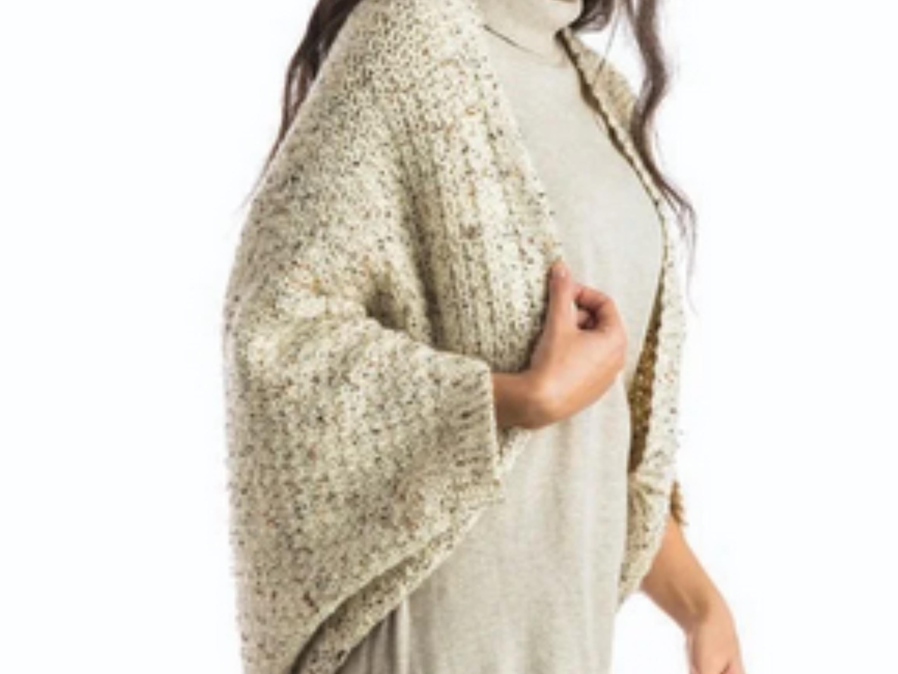 Womens Crochet PDF Crochet Cocoon Bolero Cardigan Jacket - Easy Design Plain
