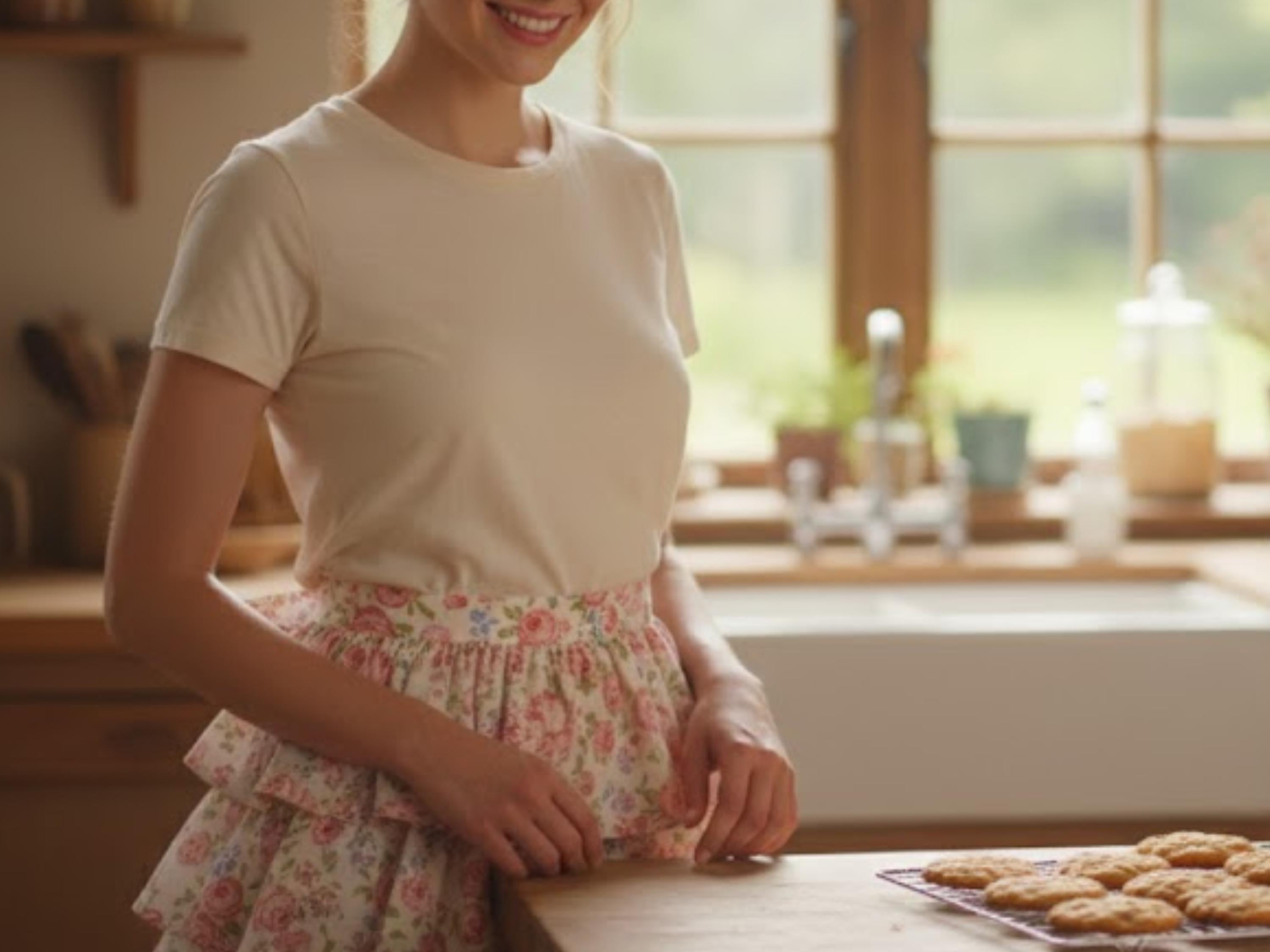 Easy Apron sewing pattern -Vintage pattern-Grandmas classic apron