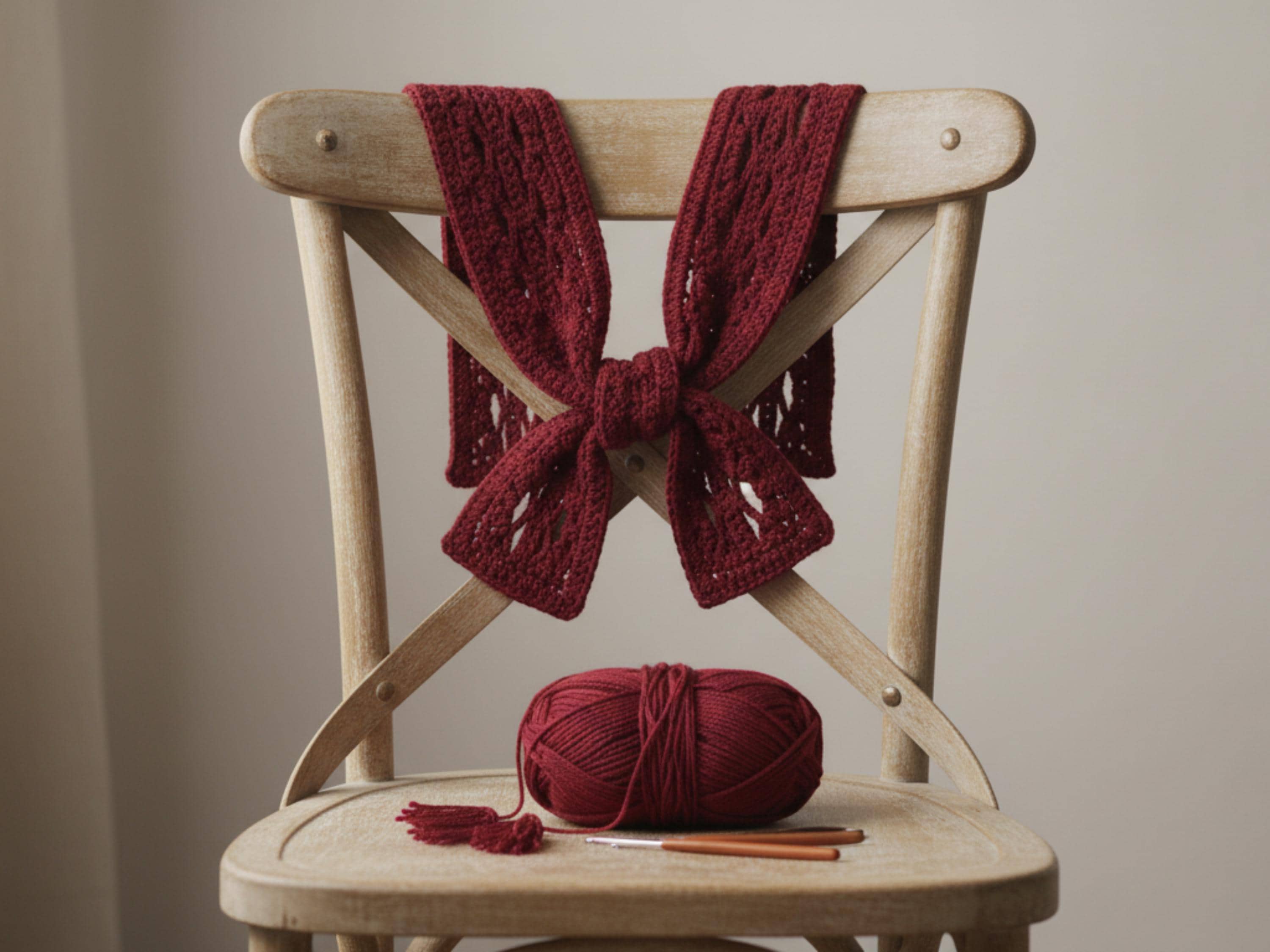 Sophie Crochet  Scarf Pattern-Beginners easy scarf pattern for women