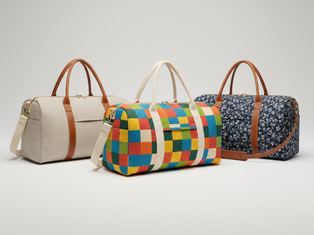 Duffle Bag Sewing Pattern – Travel Bag Tutorial (Digital PDF Download)