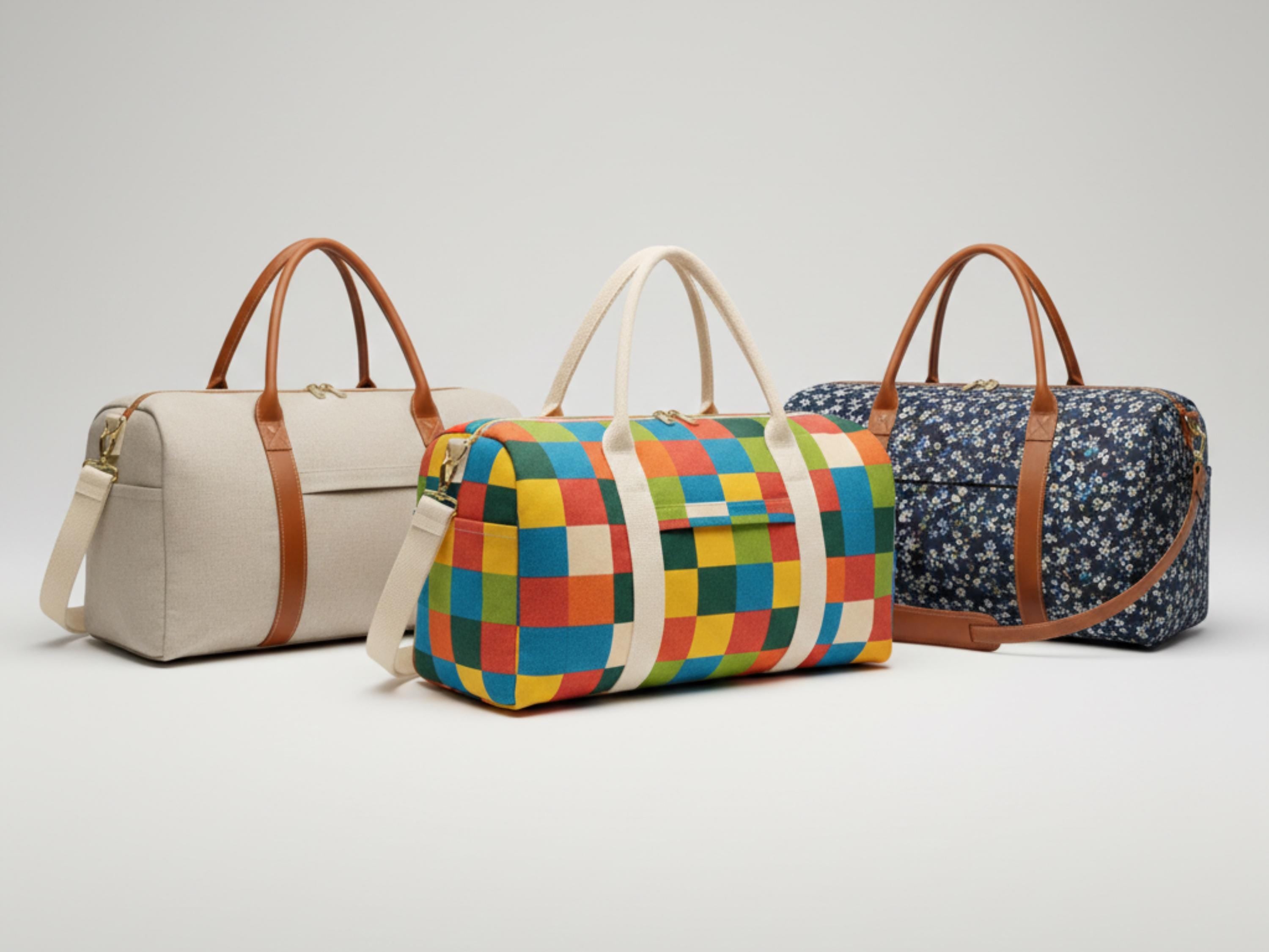 Duffle Bag Sewing Pattern – Travel Bag Tutorial (Digital PDF Download)
