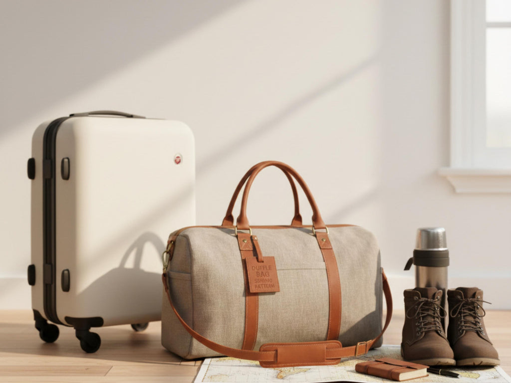 Duffle Bag Sewing Pattern – Travel Bag Tutorial (Digital PDF Download)